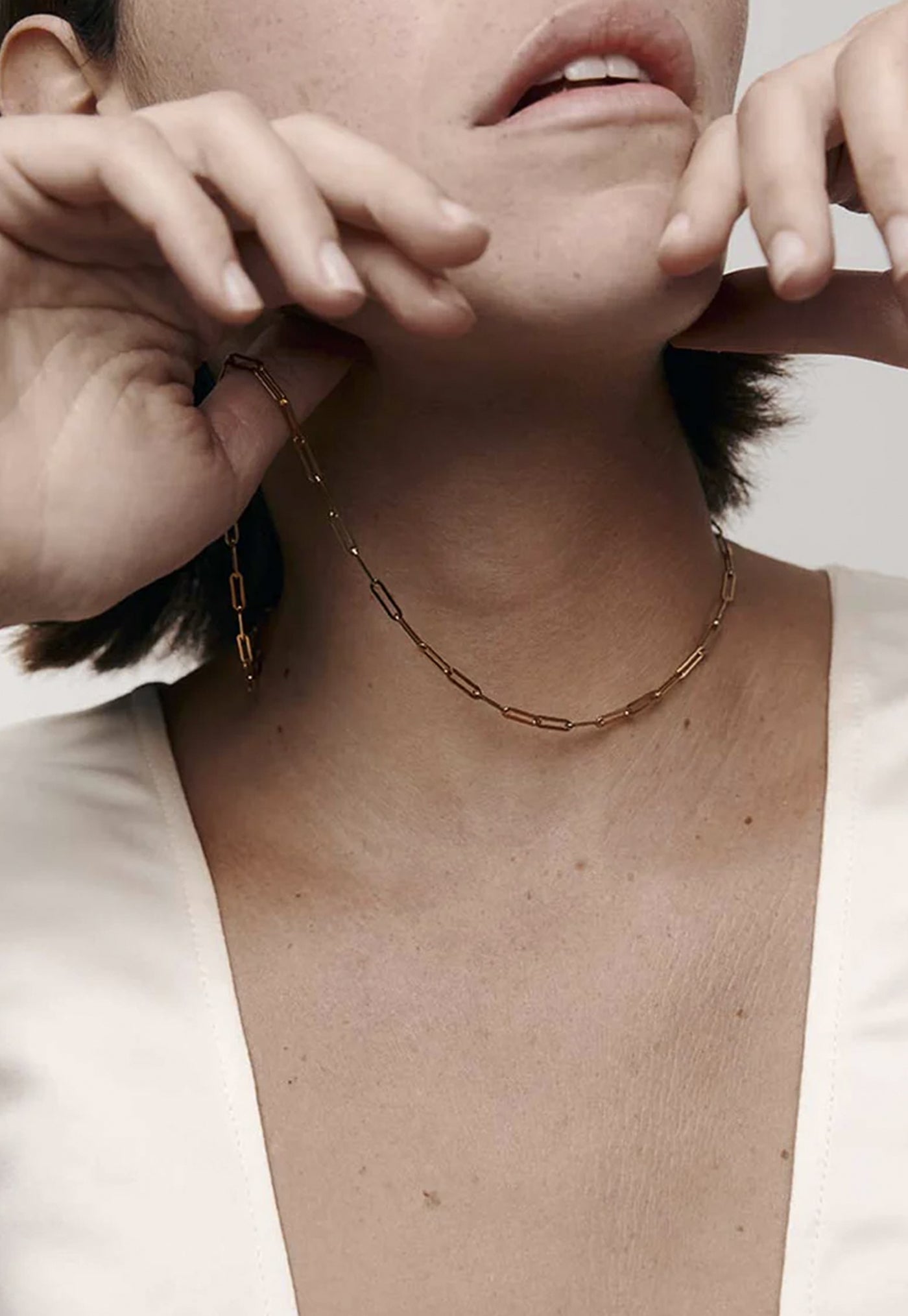 Paperclip Light Necklace sold by Angel Divine