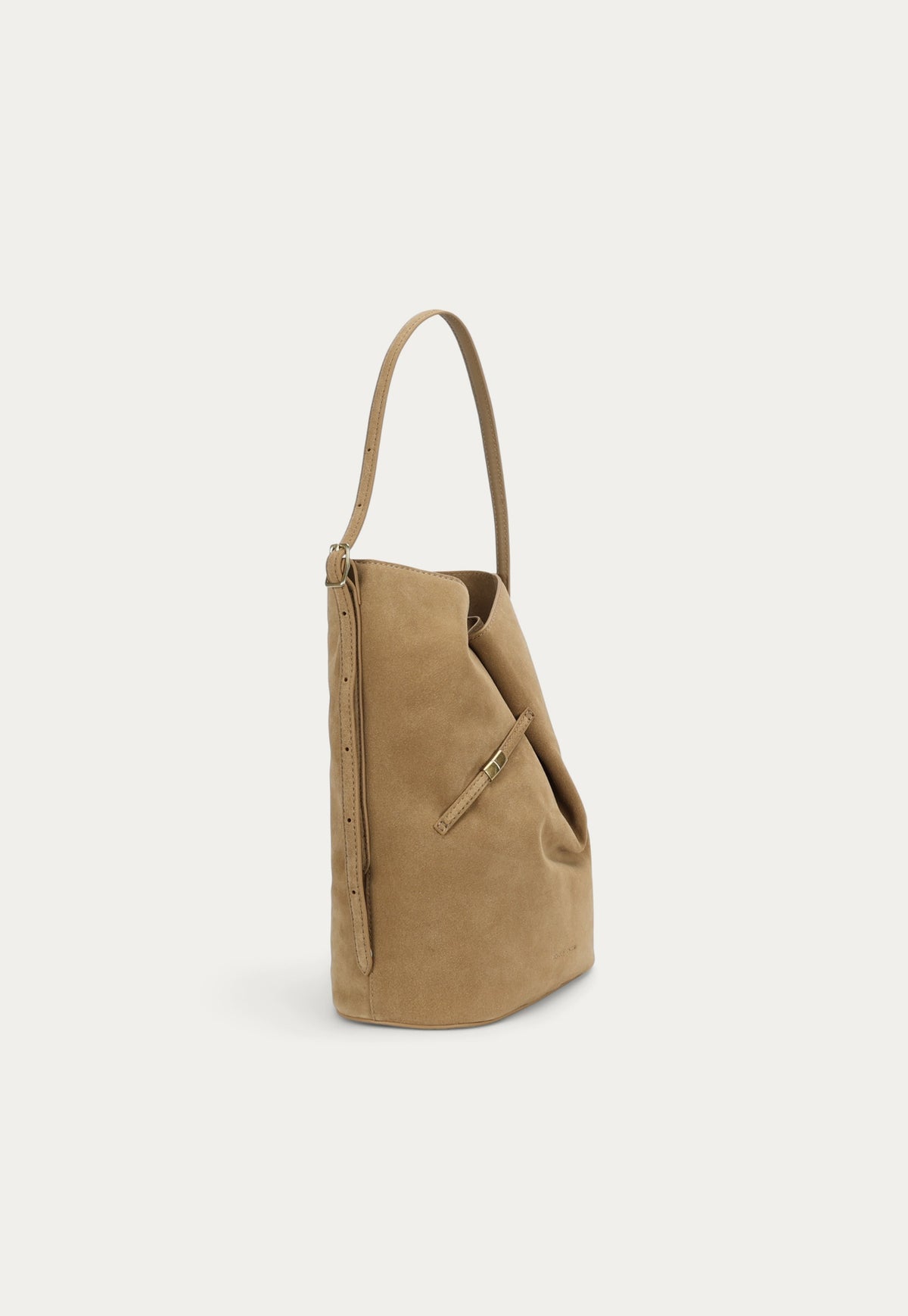 Clippity Tote - Oat Suede