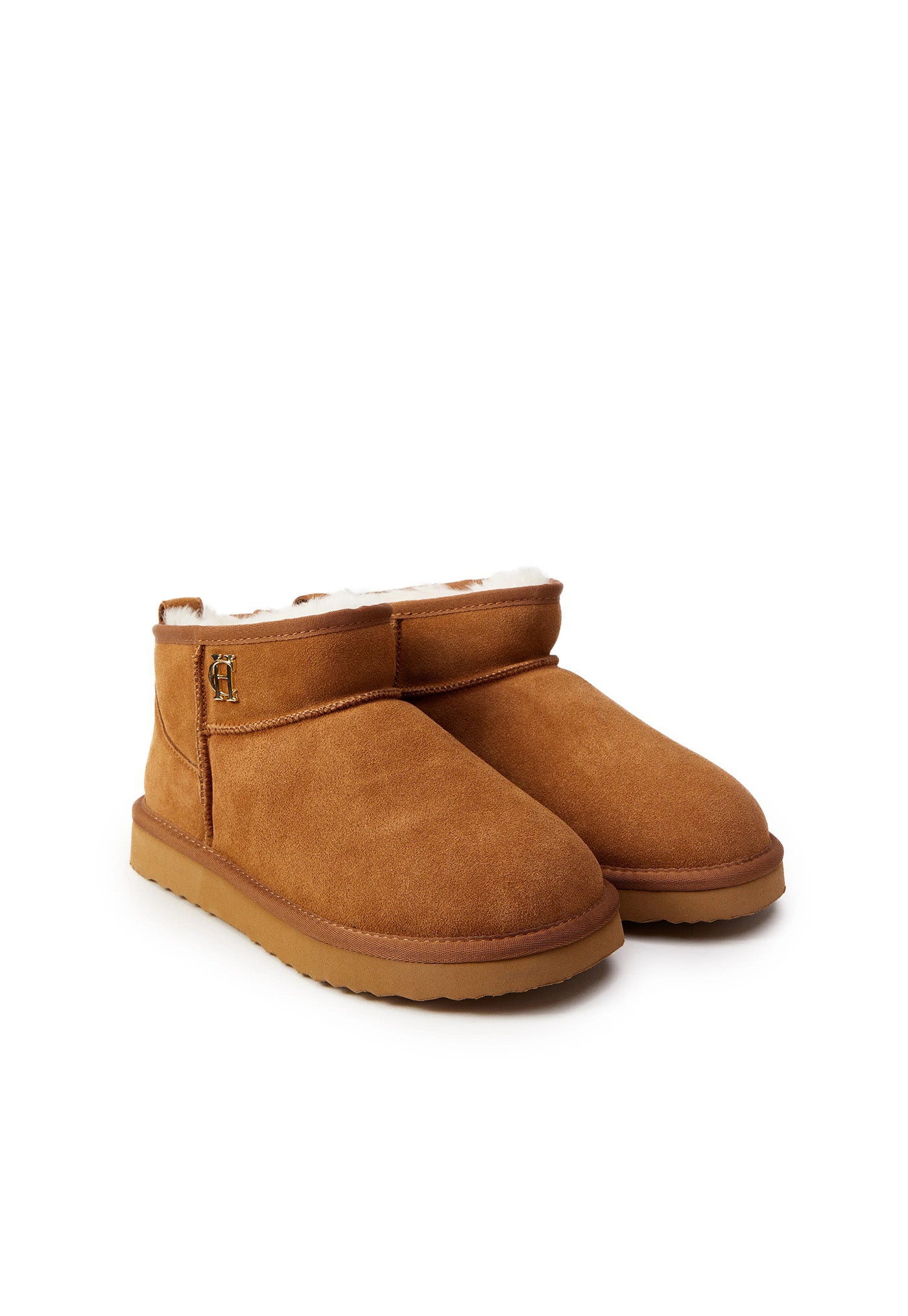 Ultra Mini Shearling Boot - Tan sold by Angel Divine