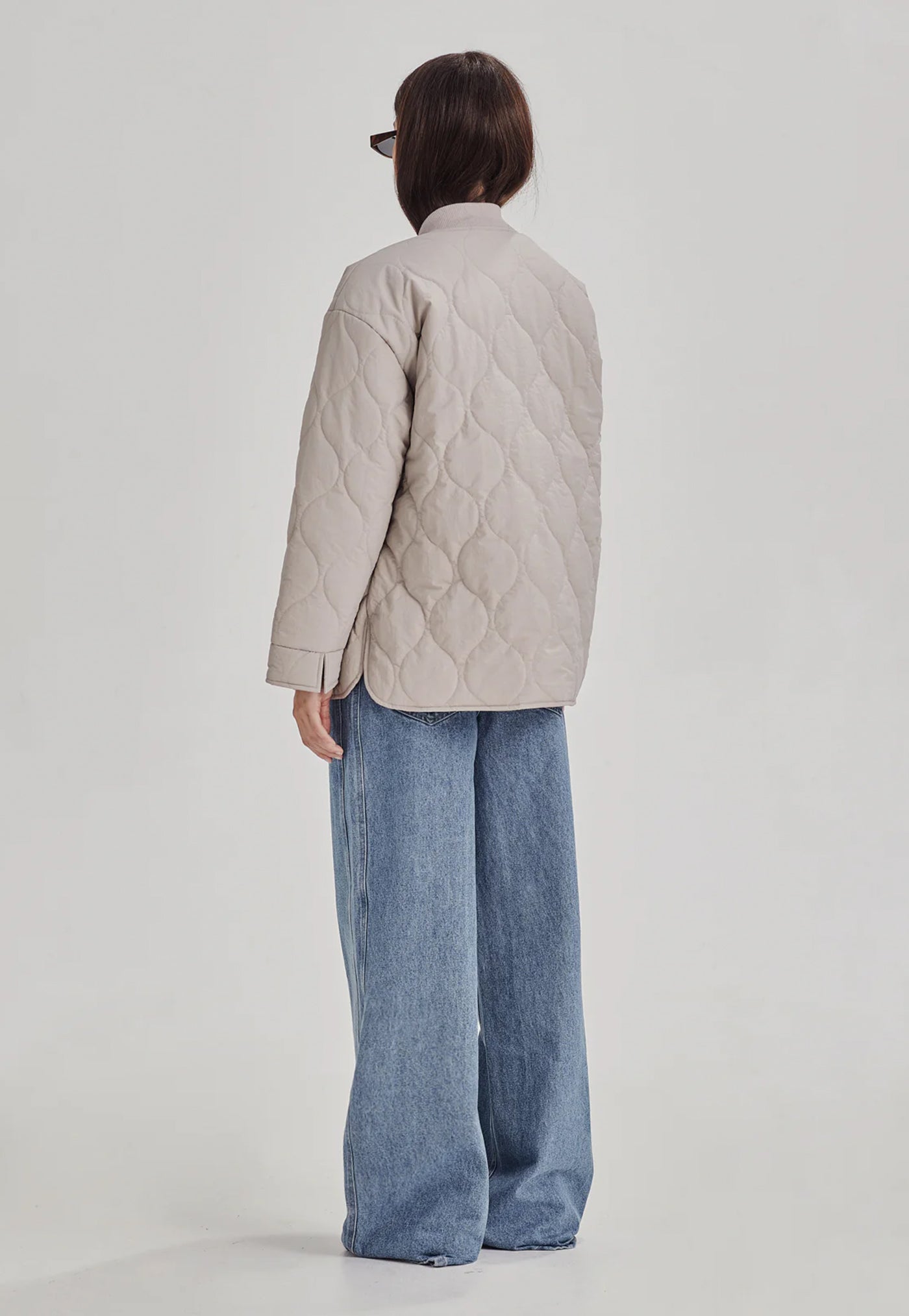 Quilted Jacket - Dove