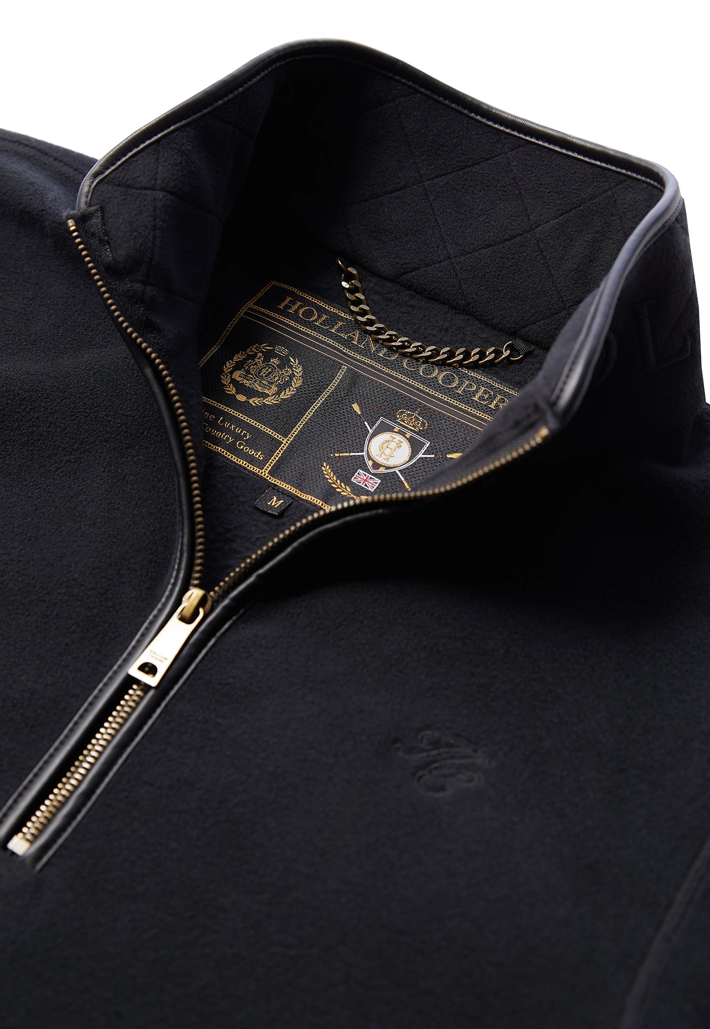 Country Fleece Quarter Zip - Black