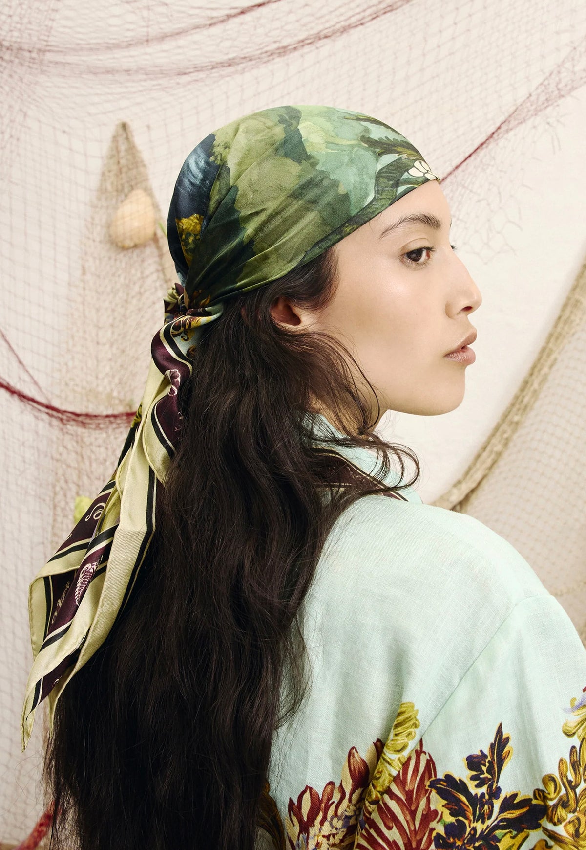 Lucena Silk Scarf - Multi