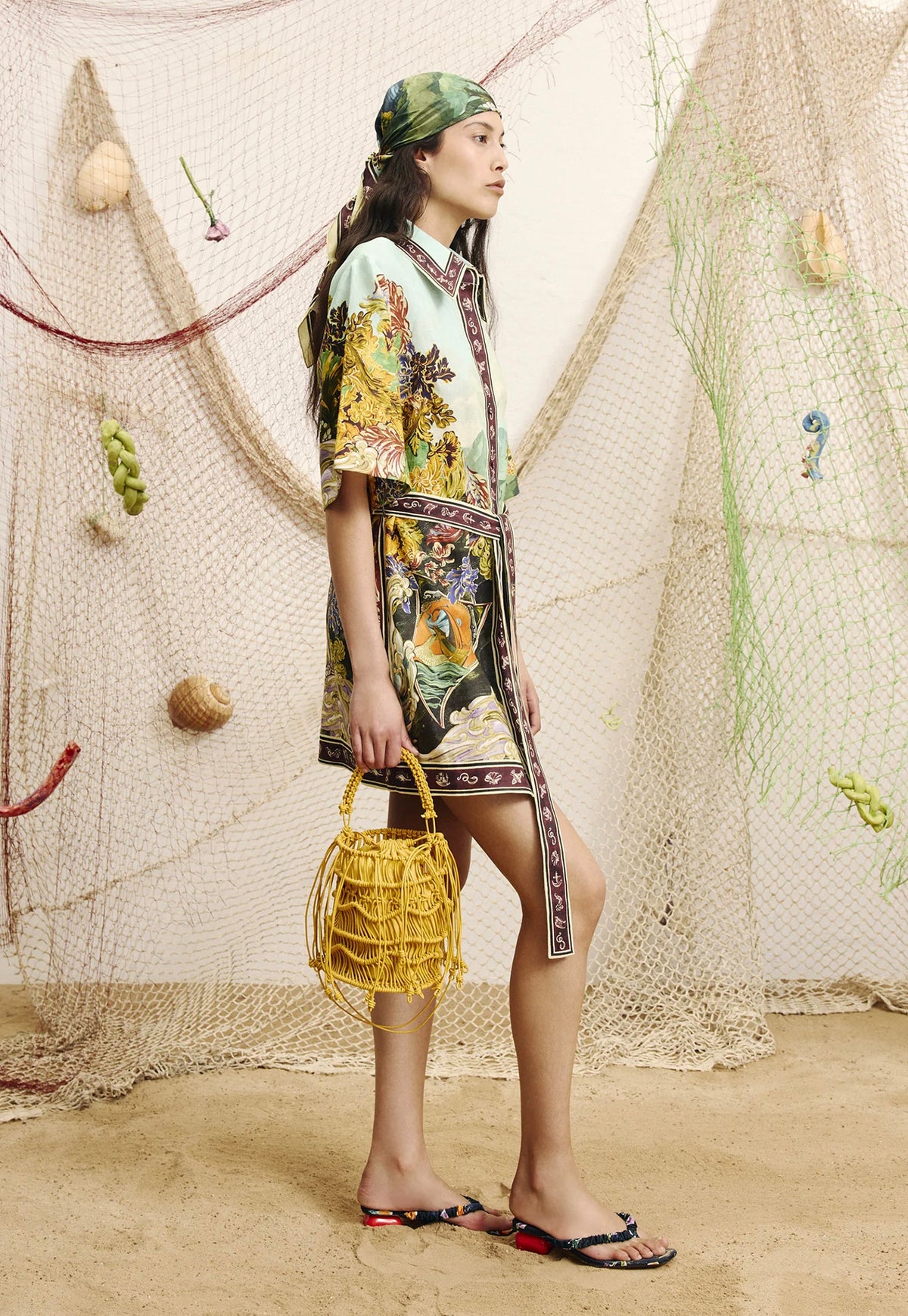 Lucena Silk Scarf - Multi