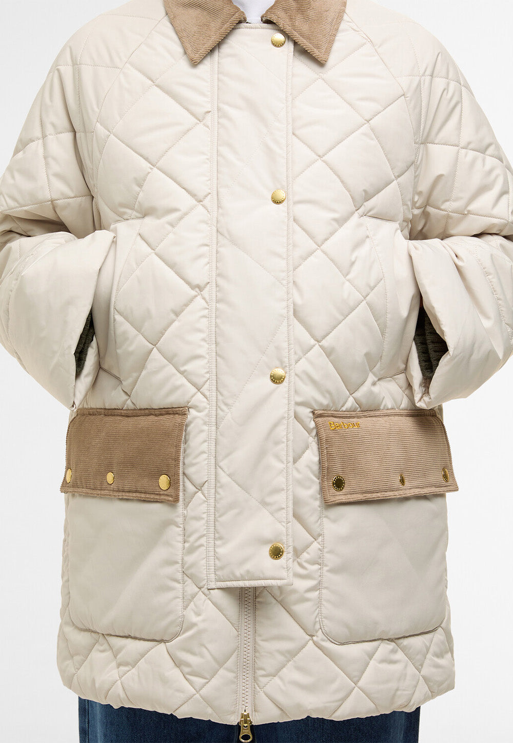 Aldburgh Quilted Jacket - Oatmeal/Ancient Tartan
