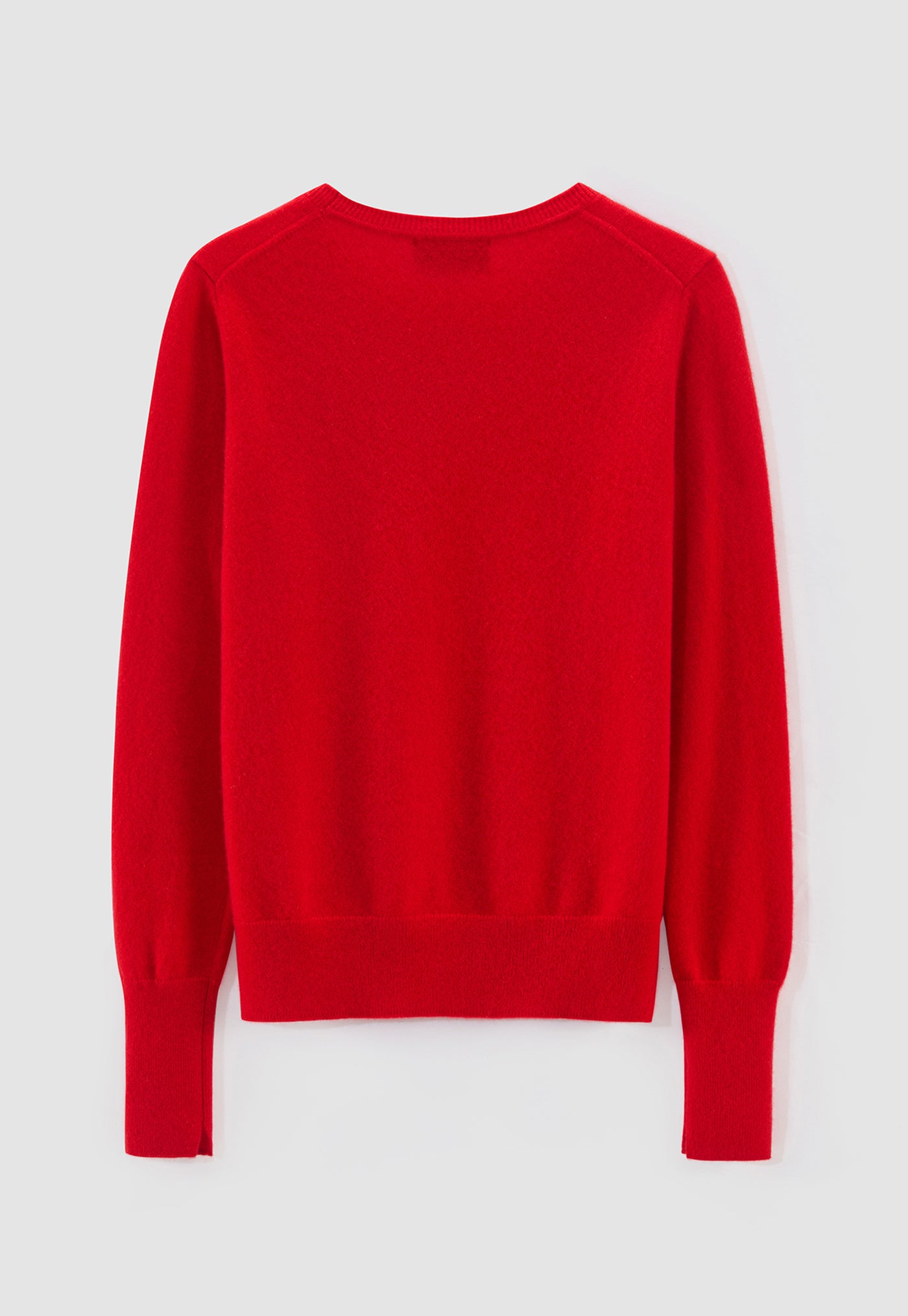 407 Cashmere Classic Crew - Poppy