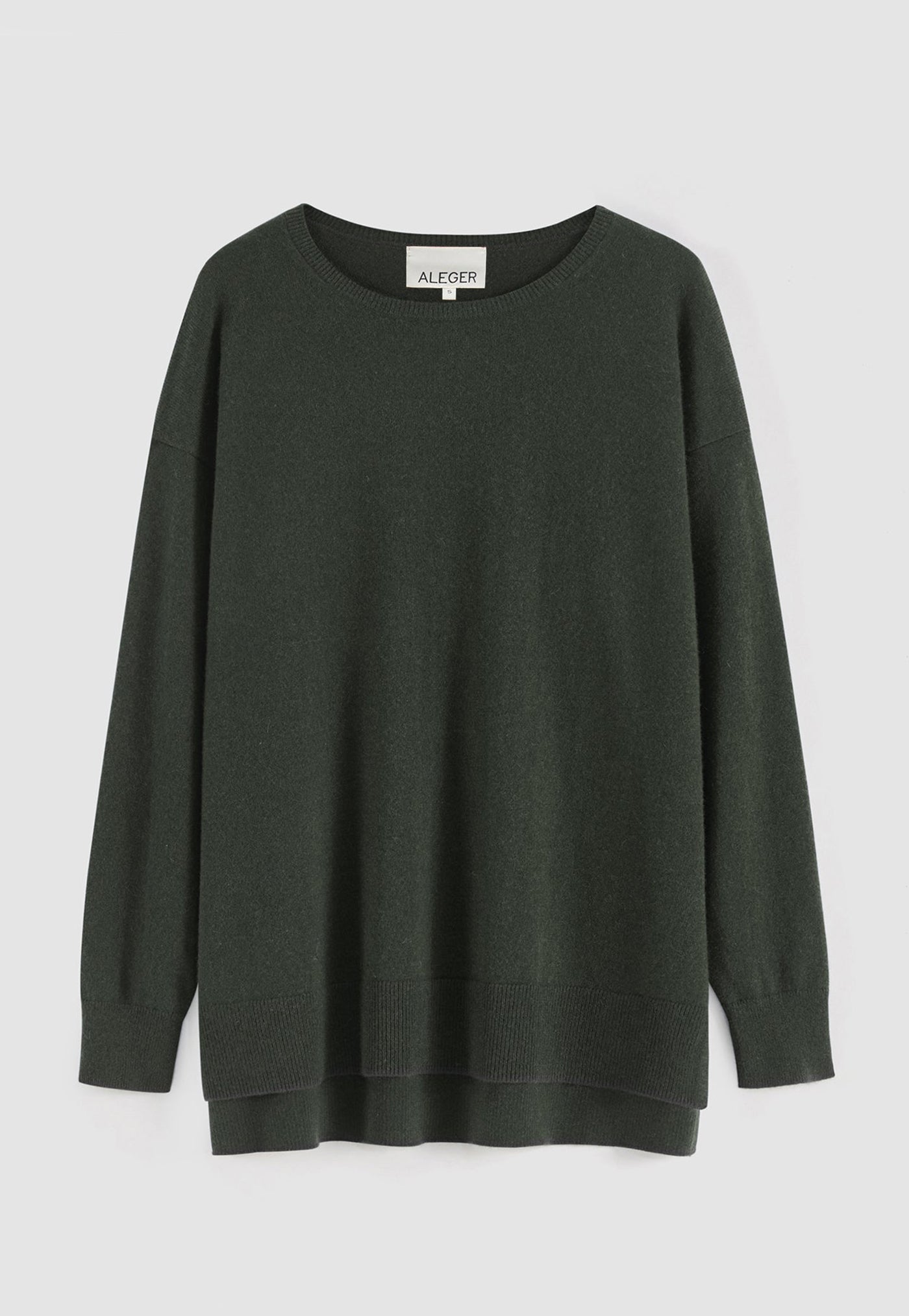 375 Cashmere Blend Weekend Sweater - Kale