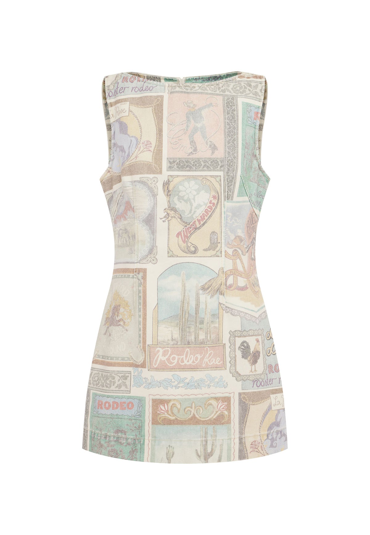 Andie Denim Mini Dress - Multi
