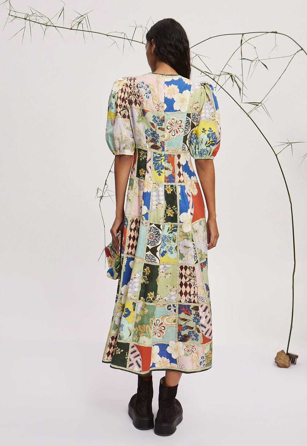 Bianca Midi Dress - Multi