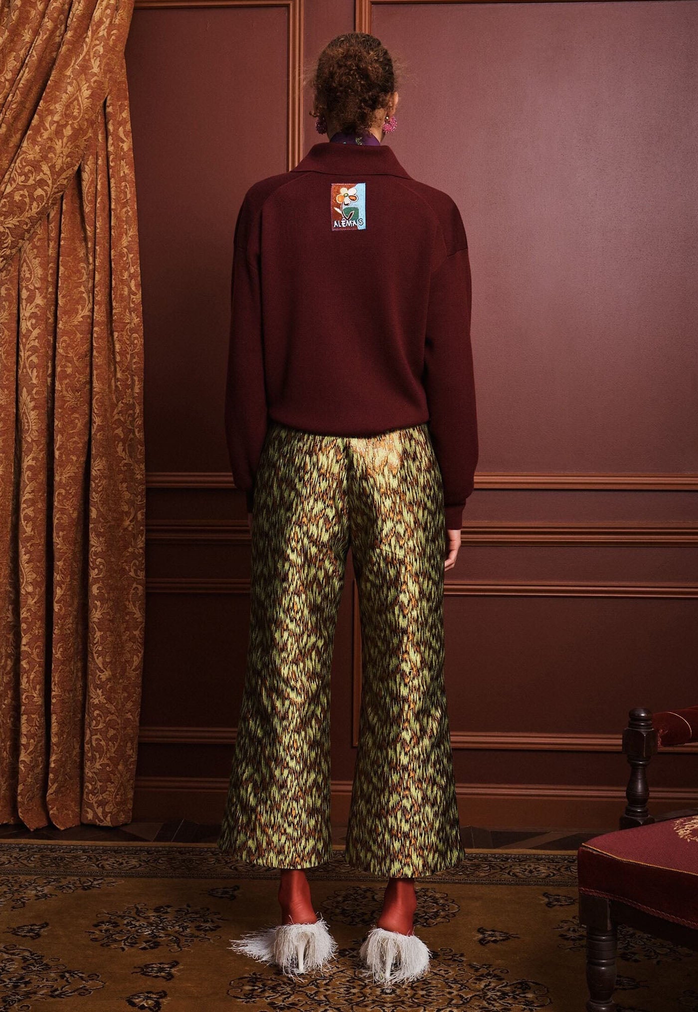 Claudia Plum Knit Polo