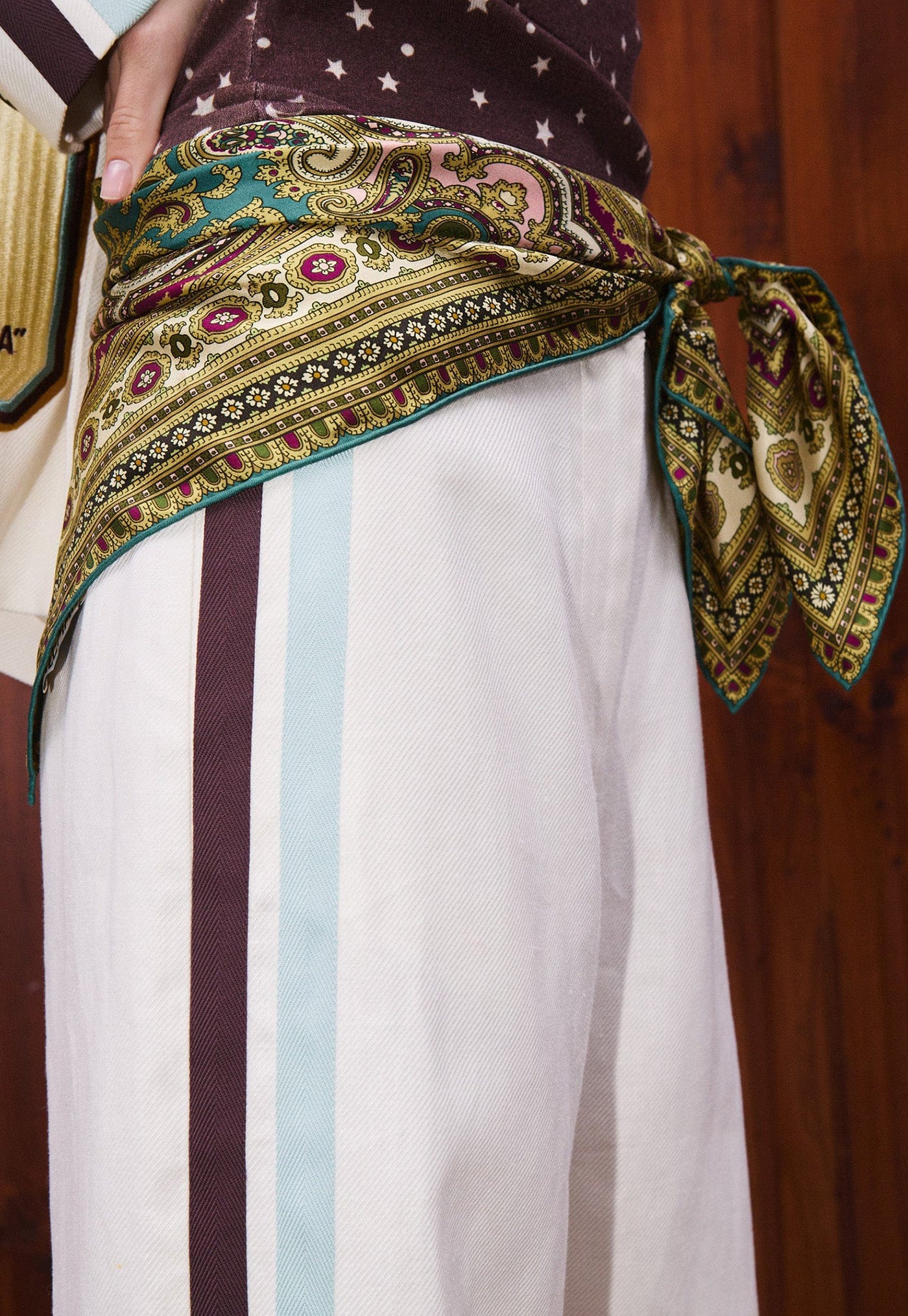 Clemenza Silk Scarf - Multi
