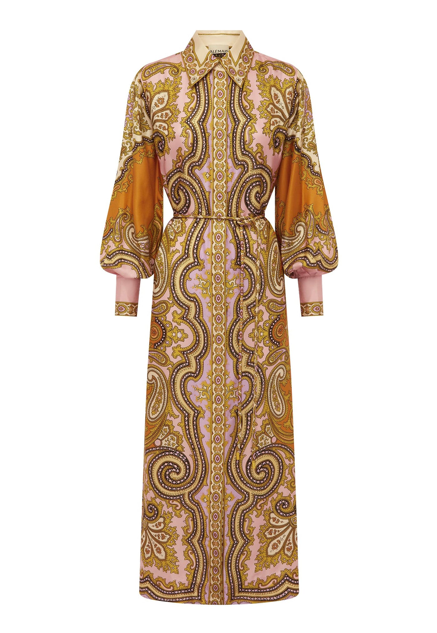 Clemenza Silk Shirtdress - Multi