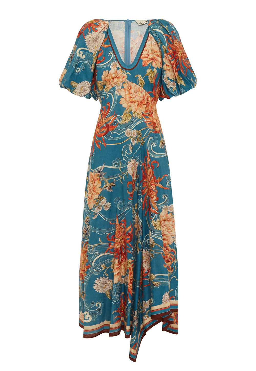 Fletcher Midi Dress - Blue