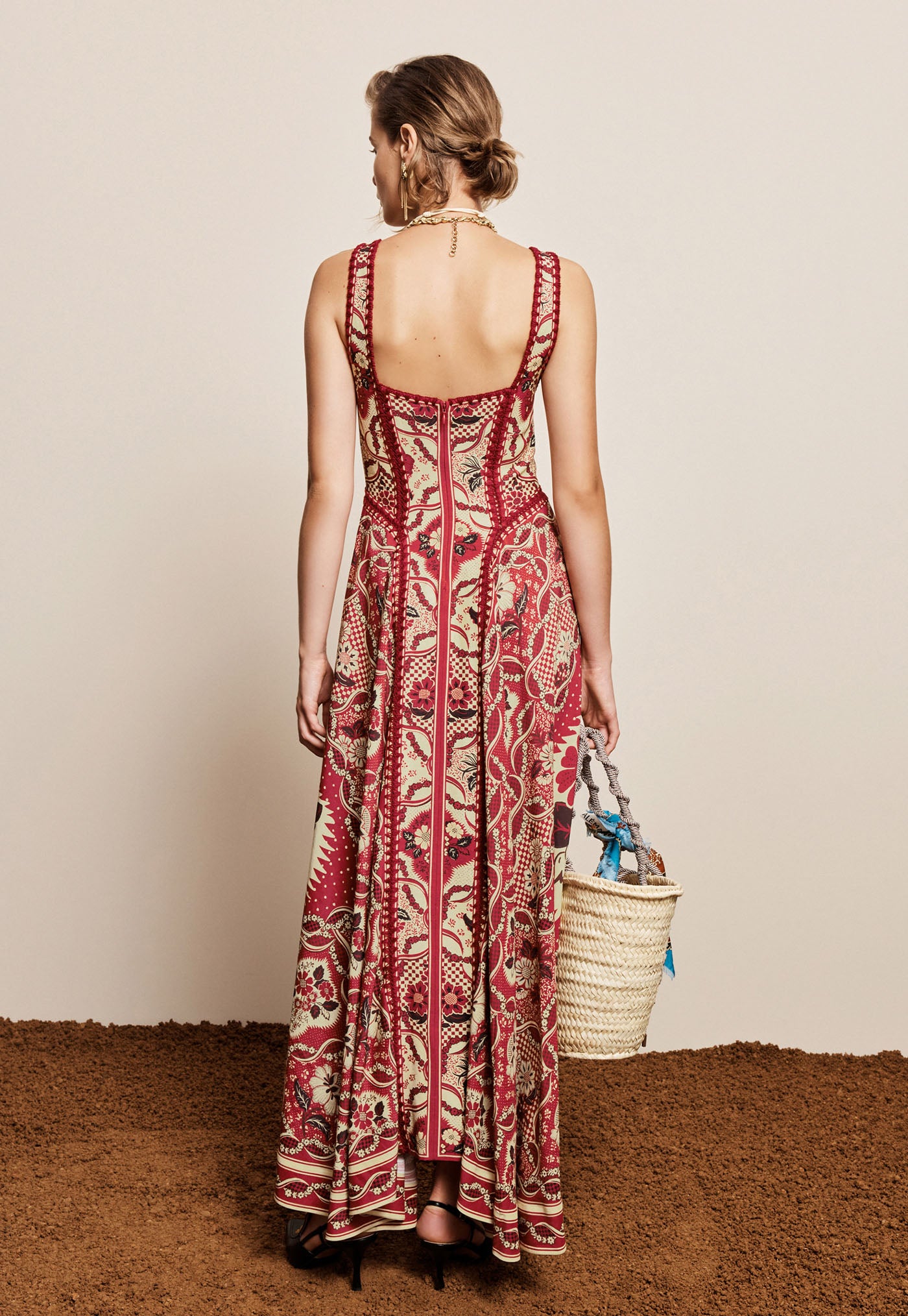 Kenny Midi Dress - Red