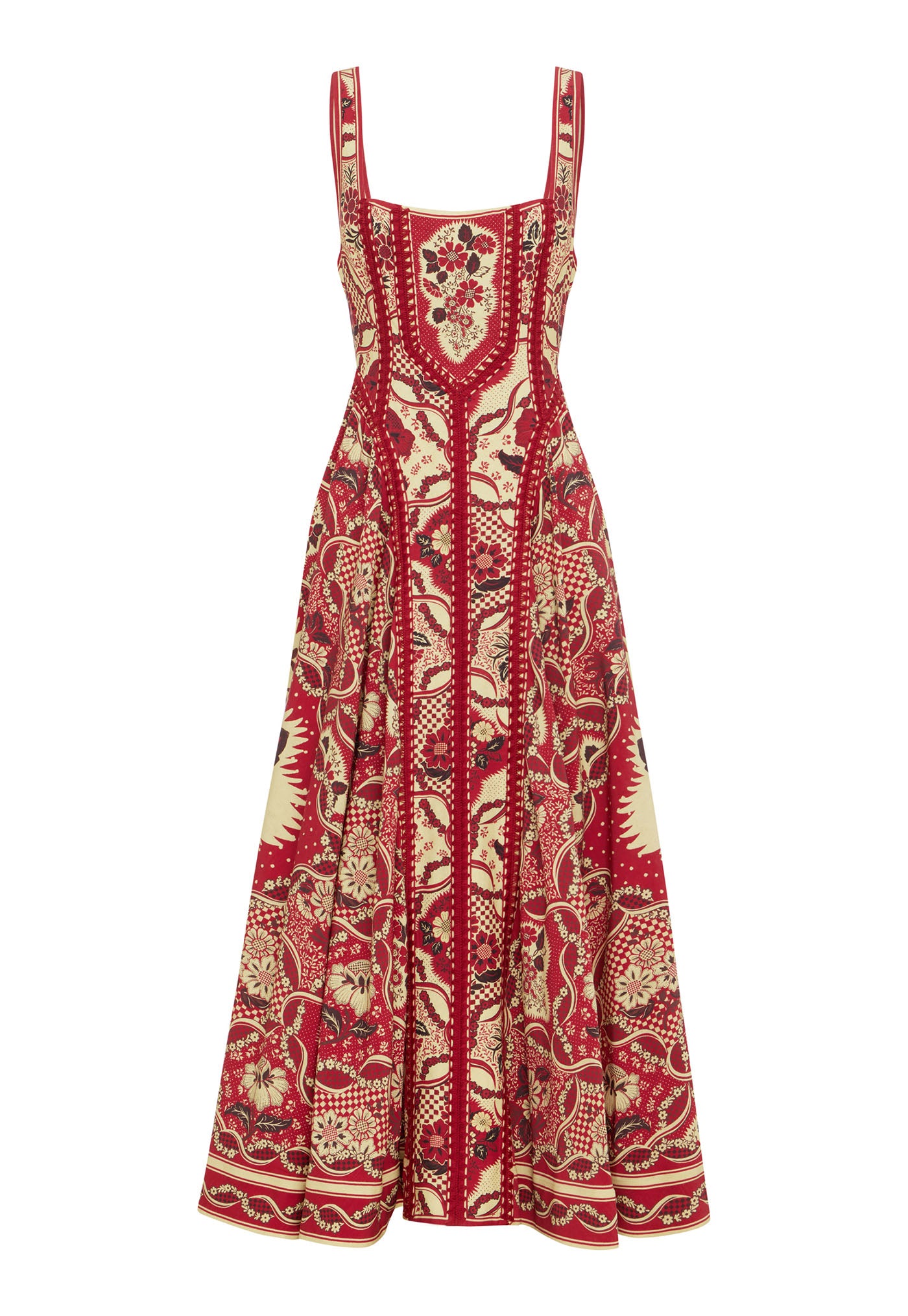 Kenny Midi Dress - Red