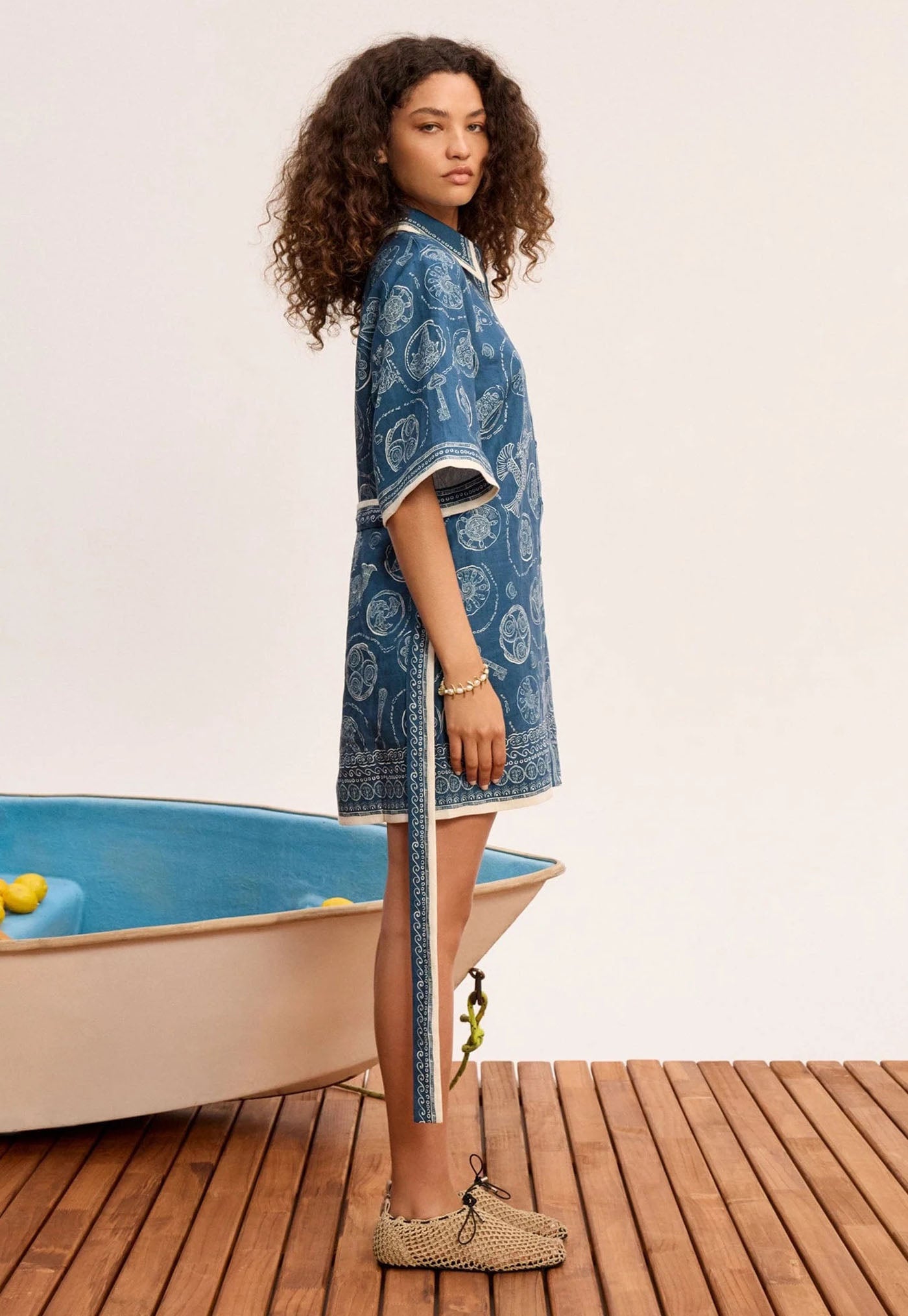 Lucky Mini Dress - Blue