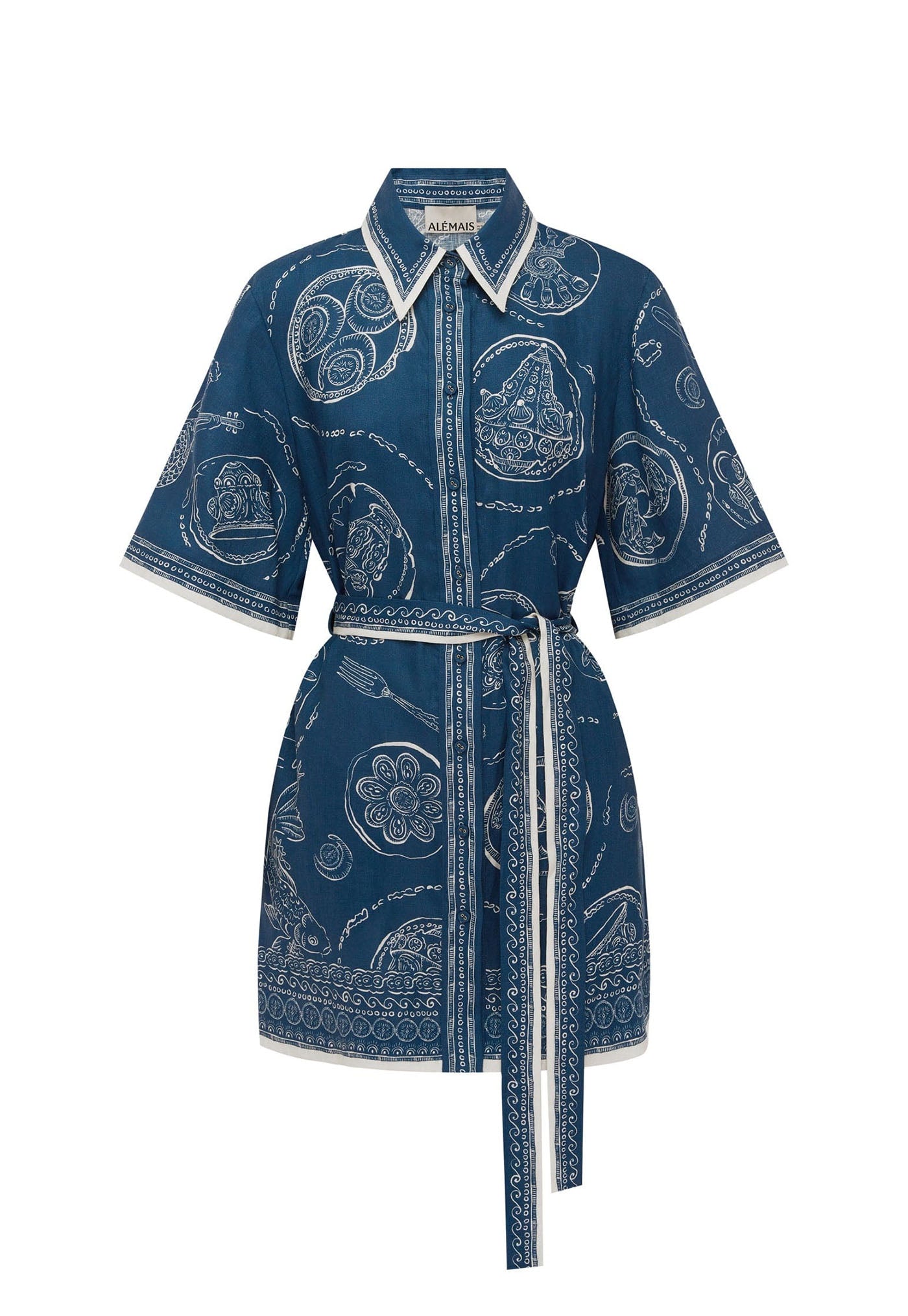 Lucky Mini Dress - Blue