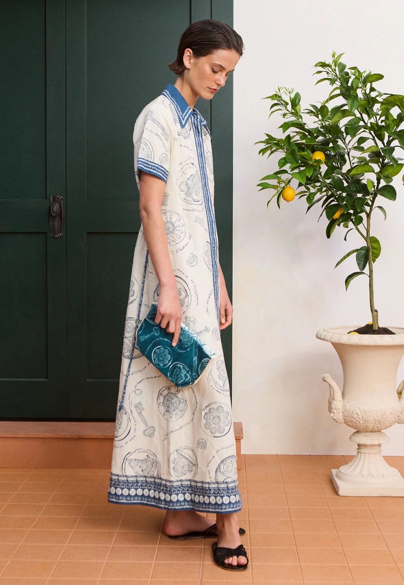 Lucky Shirt Dress - Ivory