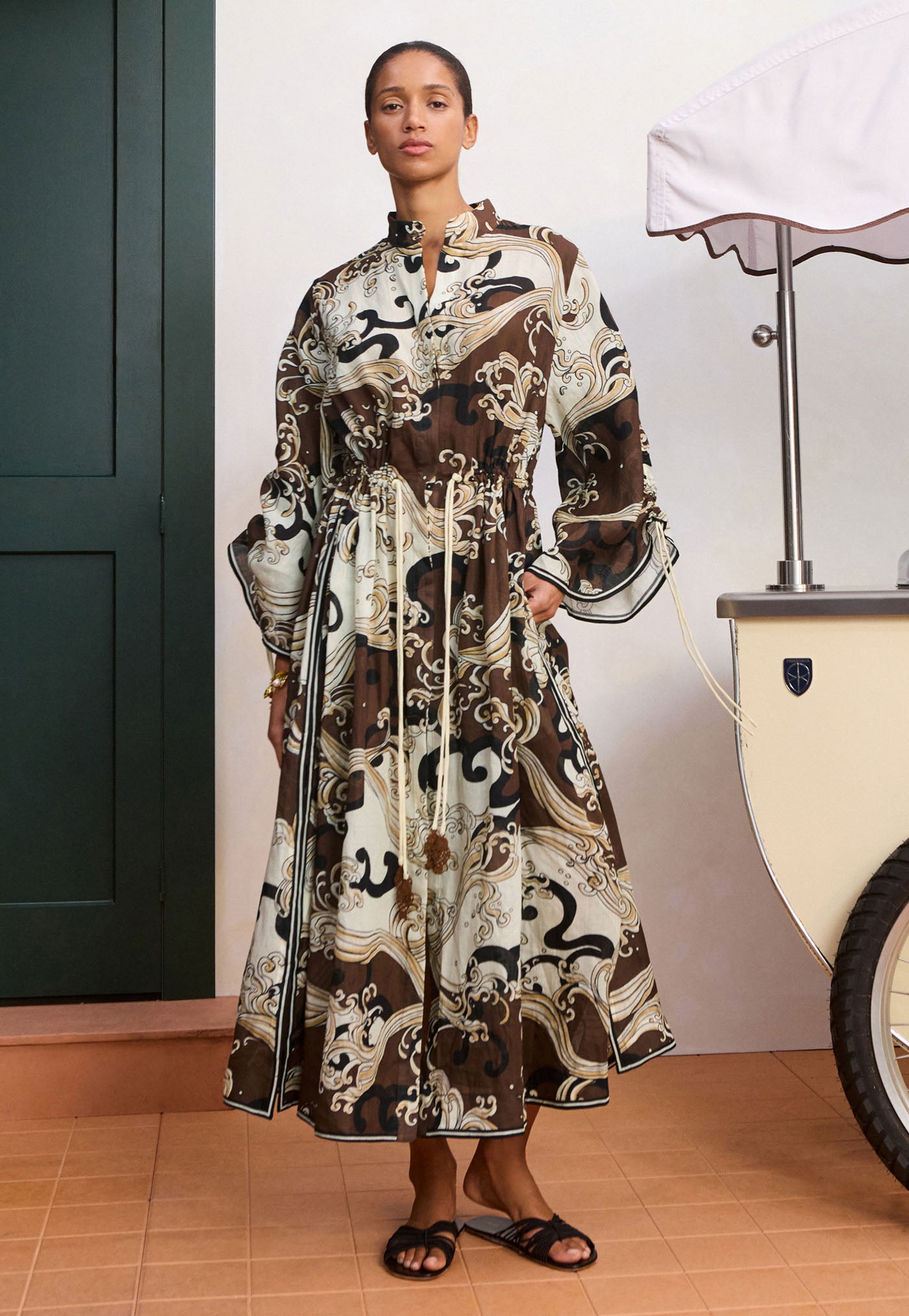 Otis Shirt Dress - Chocolate