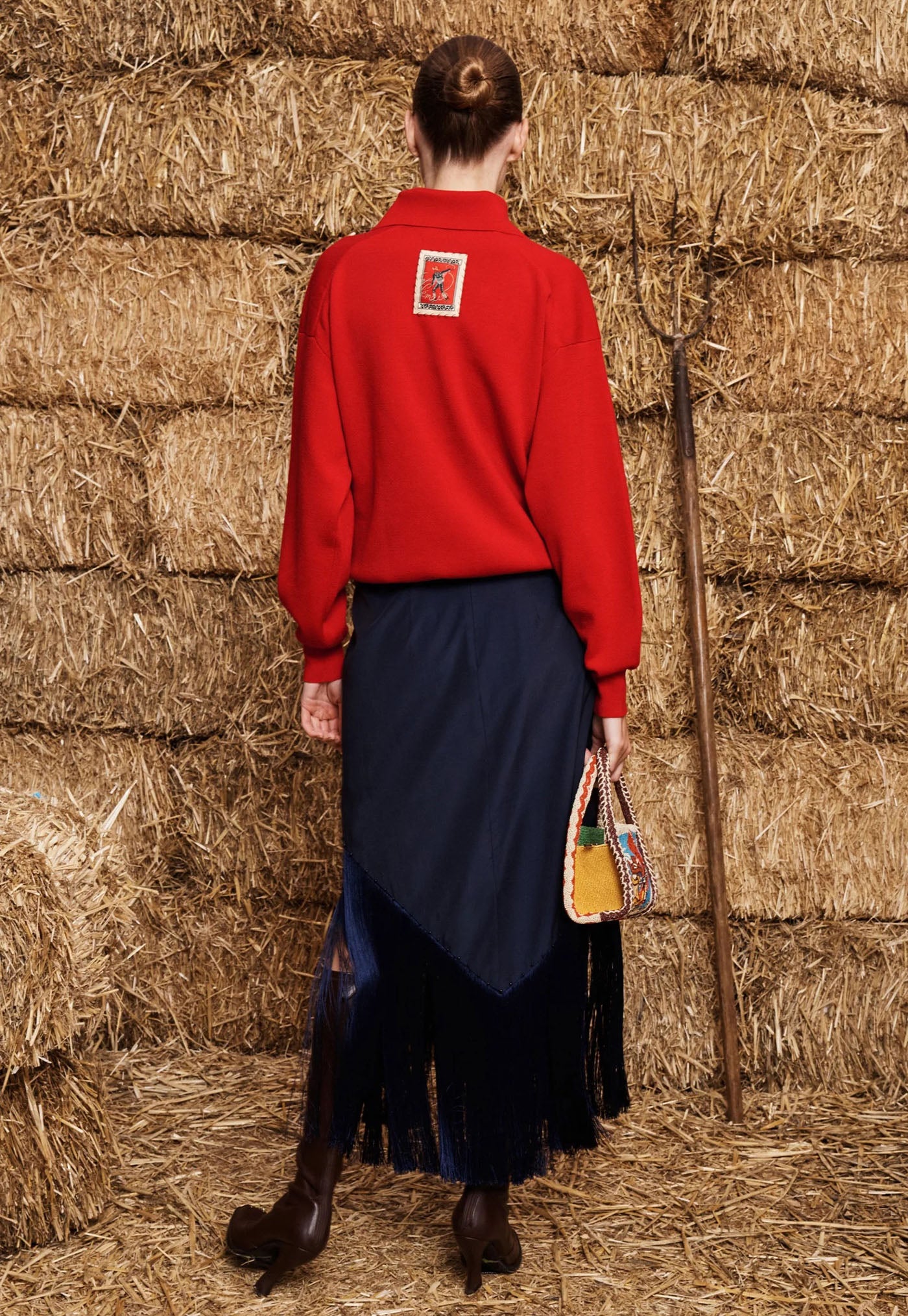 Rocky Knit Polo - Cherry