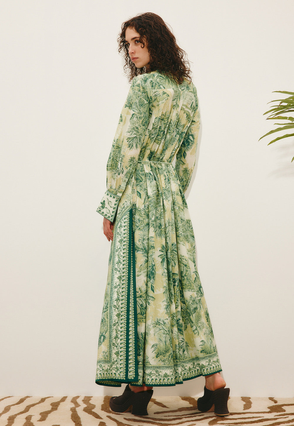 Sara Shirtdress - Green