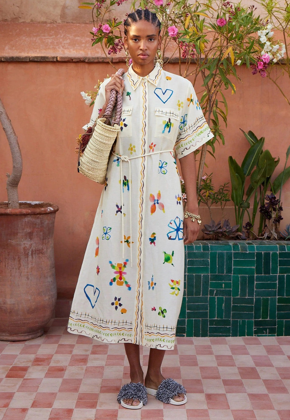 Sidi Shirtdress - Multi