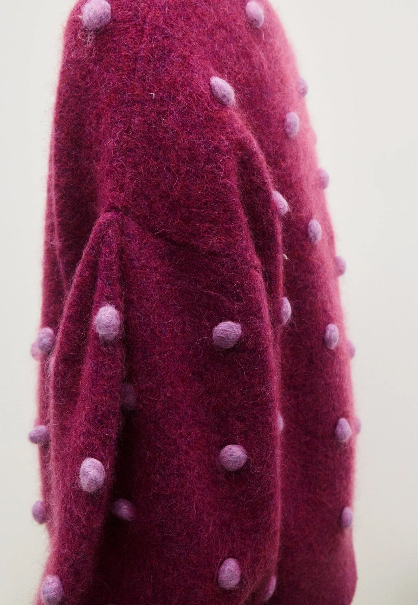 Elia Mulberry Balloon Sweater - Mulberry