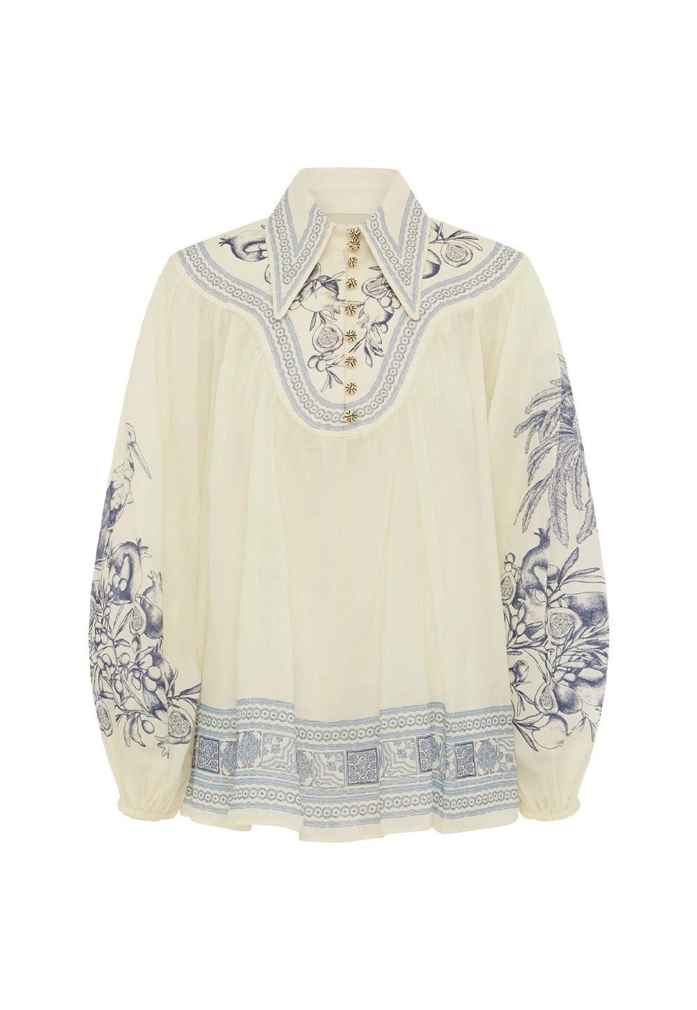 Villa Romantica Blouse - Cream