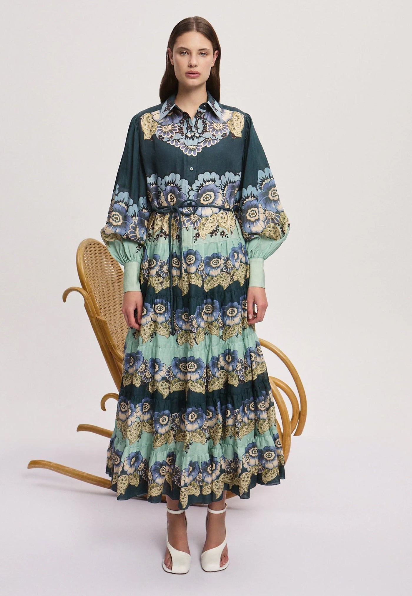 Madalena Shirtdress - Blue