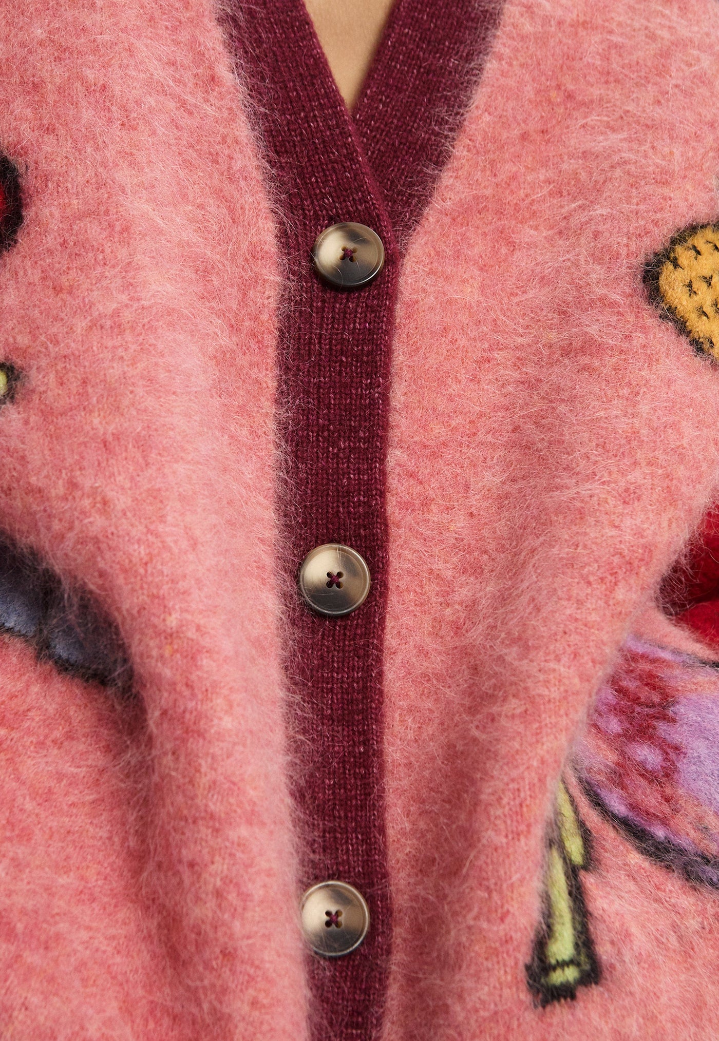 Court Cardigan - Pink
