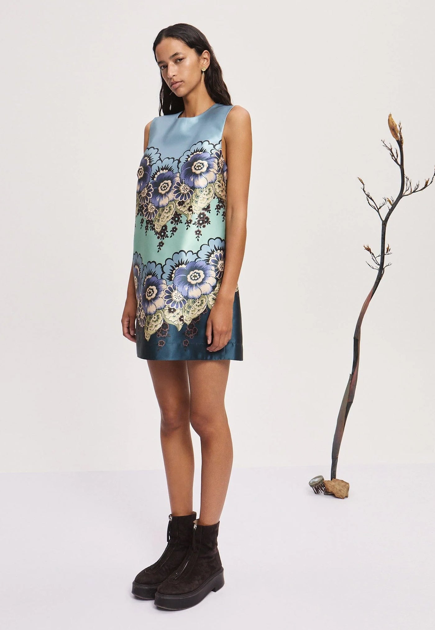 Madalena Mini Dress - Blue
