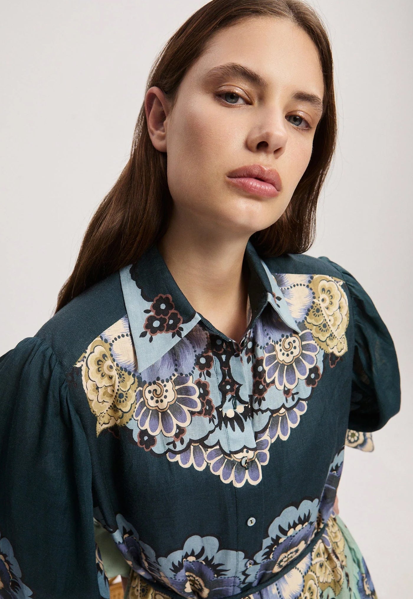 Madalena Shirtdress - Blue