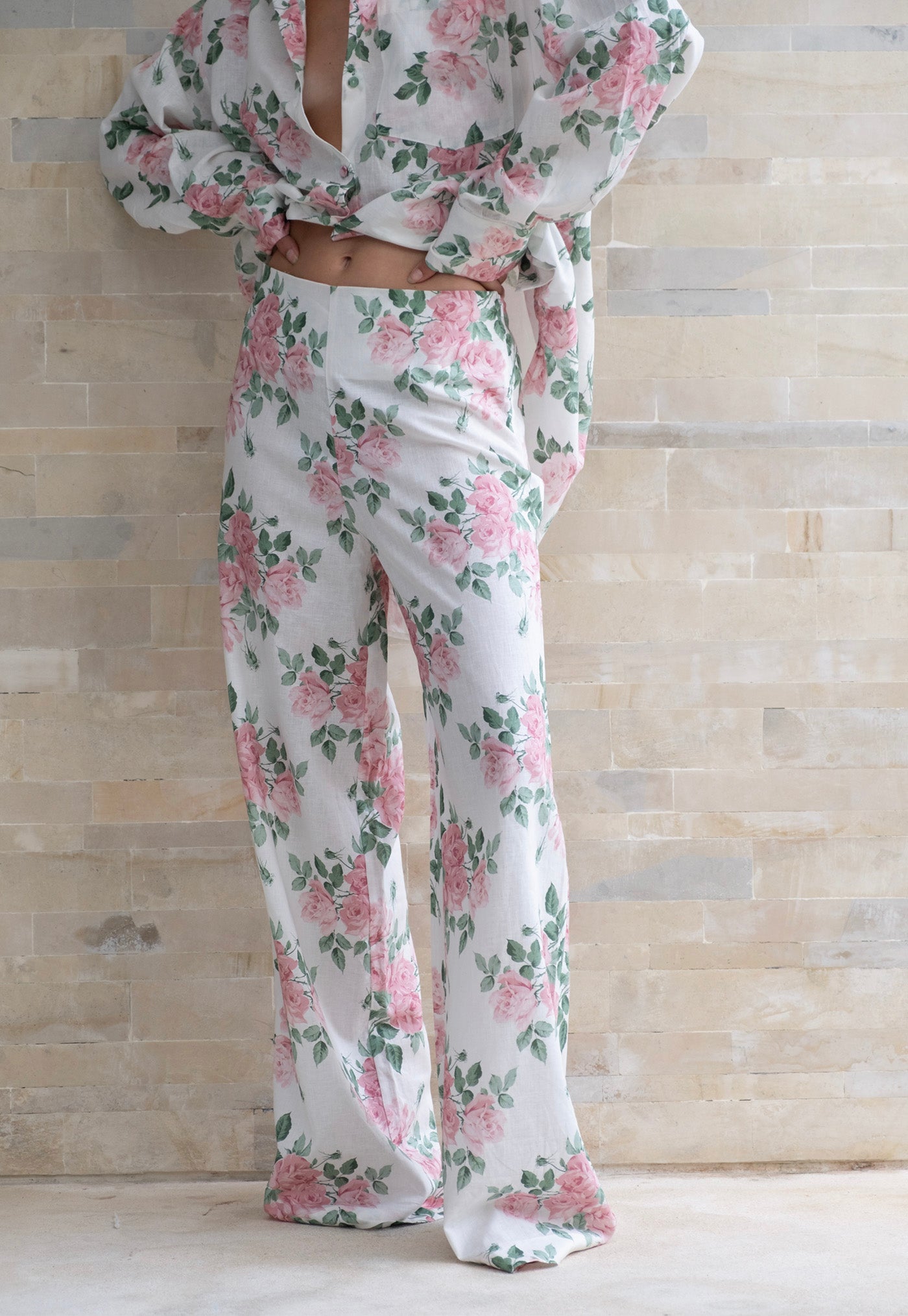 Milly Pant - Pink Floral sold by Angel Divine