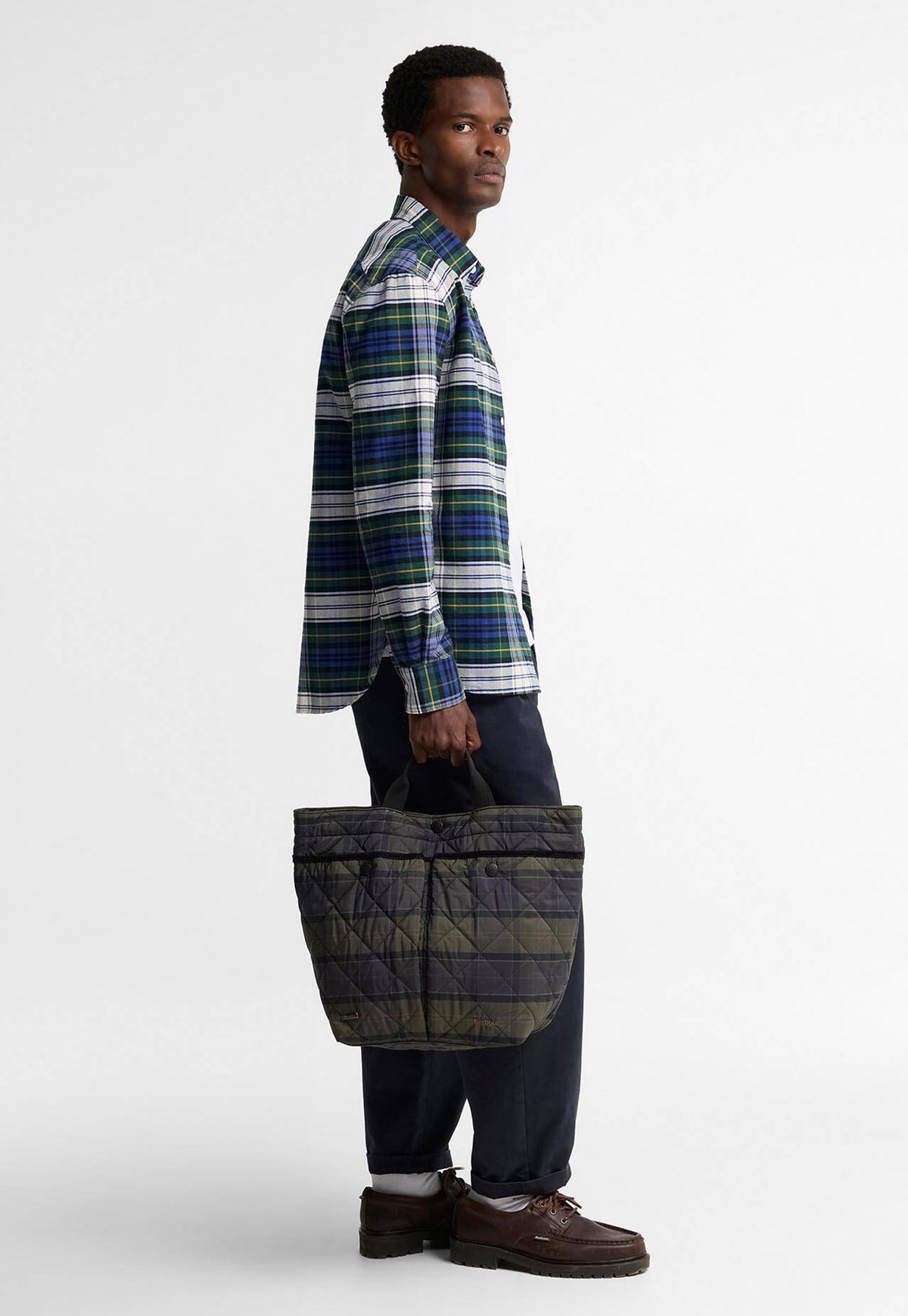 Tartan Liddesdale Tote Bag - Shadow Classic Tartan