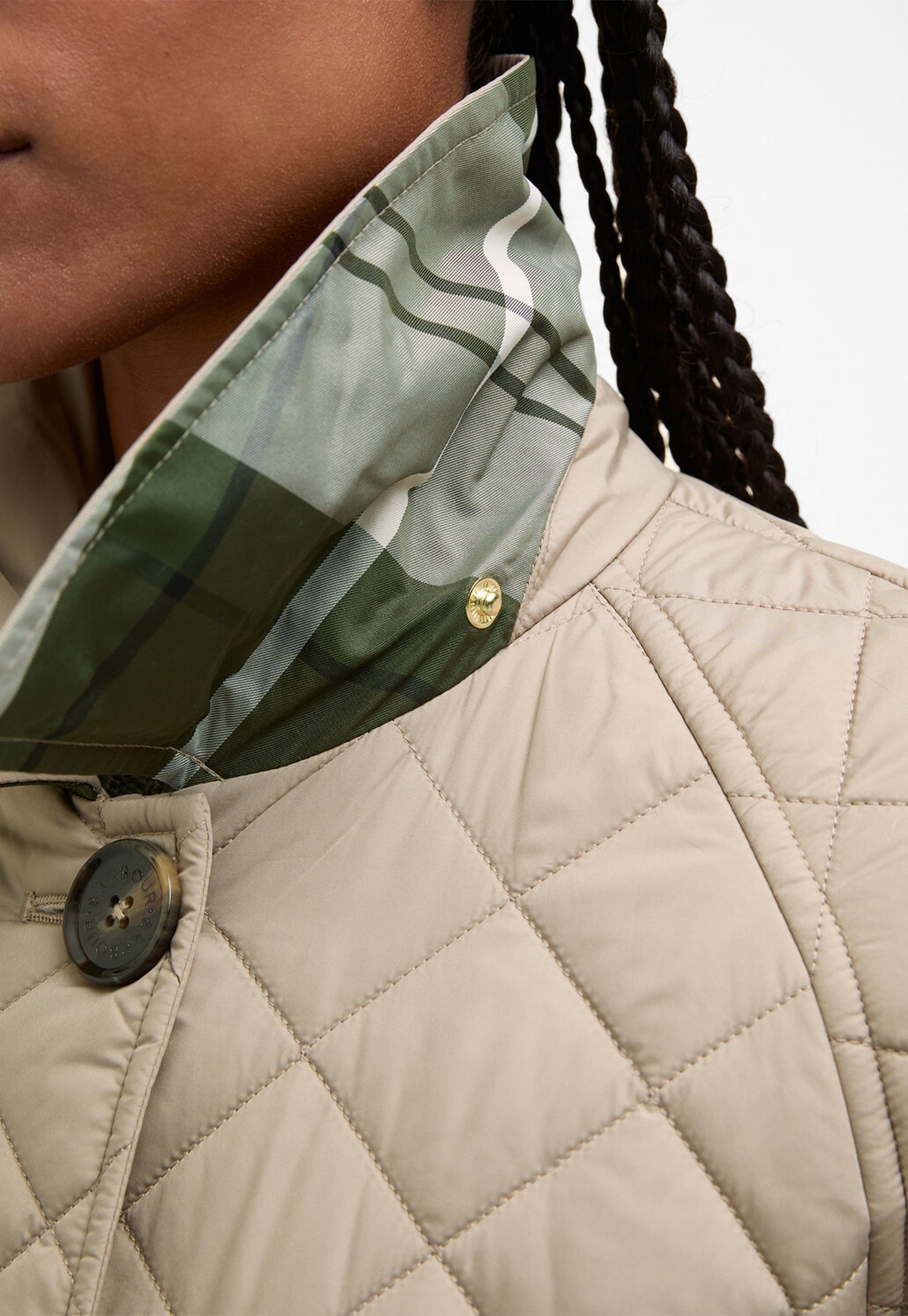 Cara Quilted Jacket - Honey/Ancient Poplar