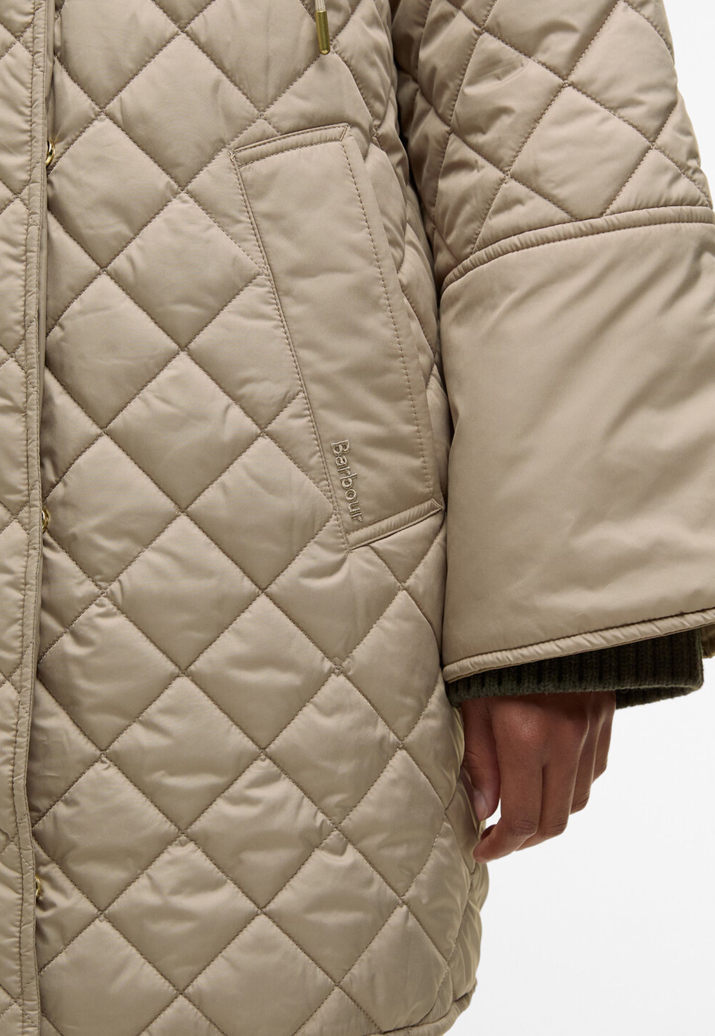 Cara Quilted Jacket - Honey/Ancient Poplar