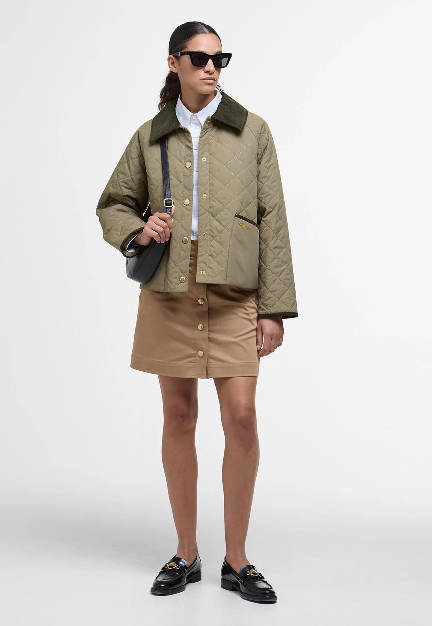 Anise Quilted Jacket - Dusky Green/Ancient
