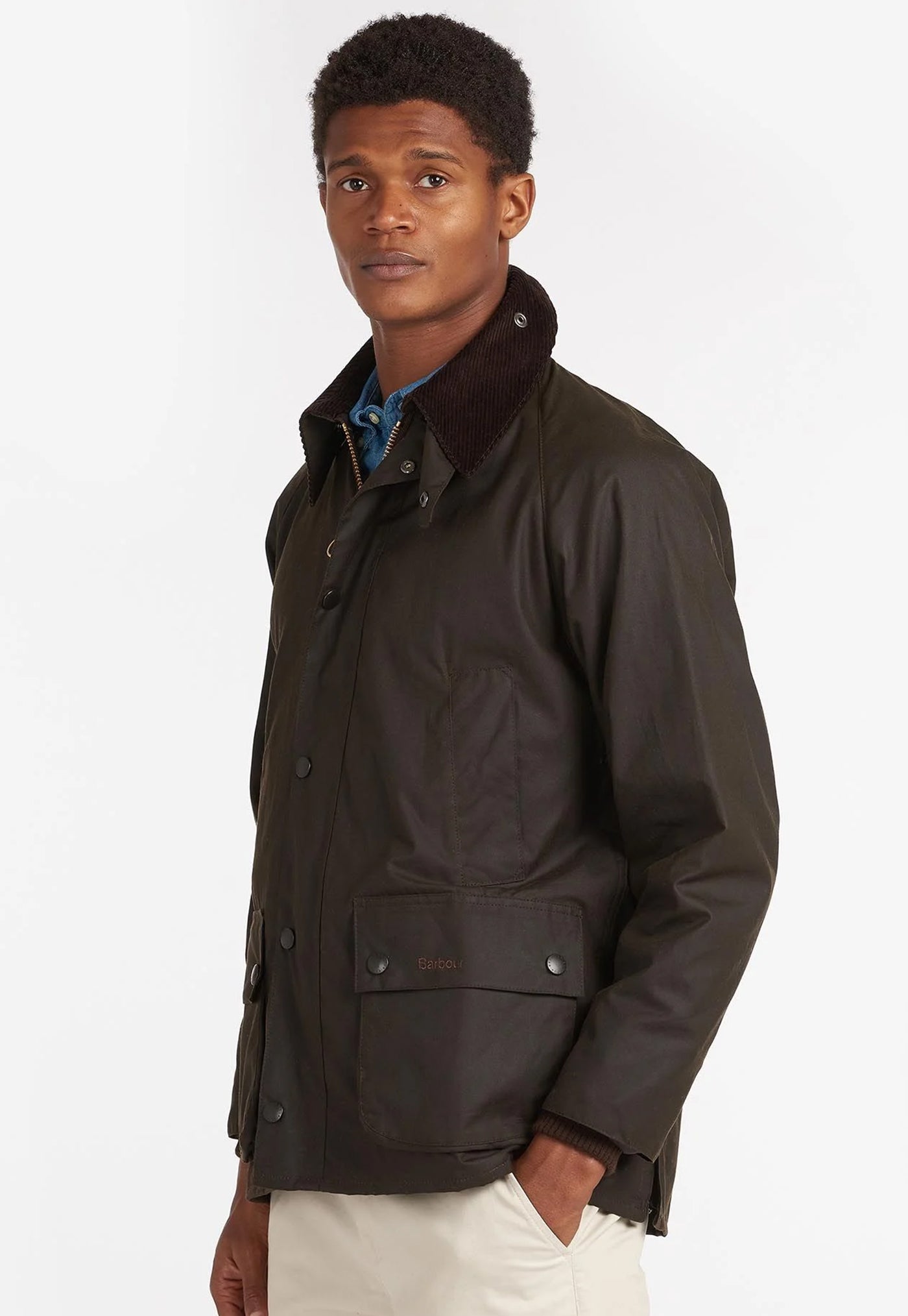 Men's Classic Bedale Wax Jacket - Olive
