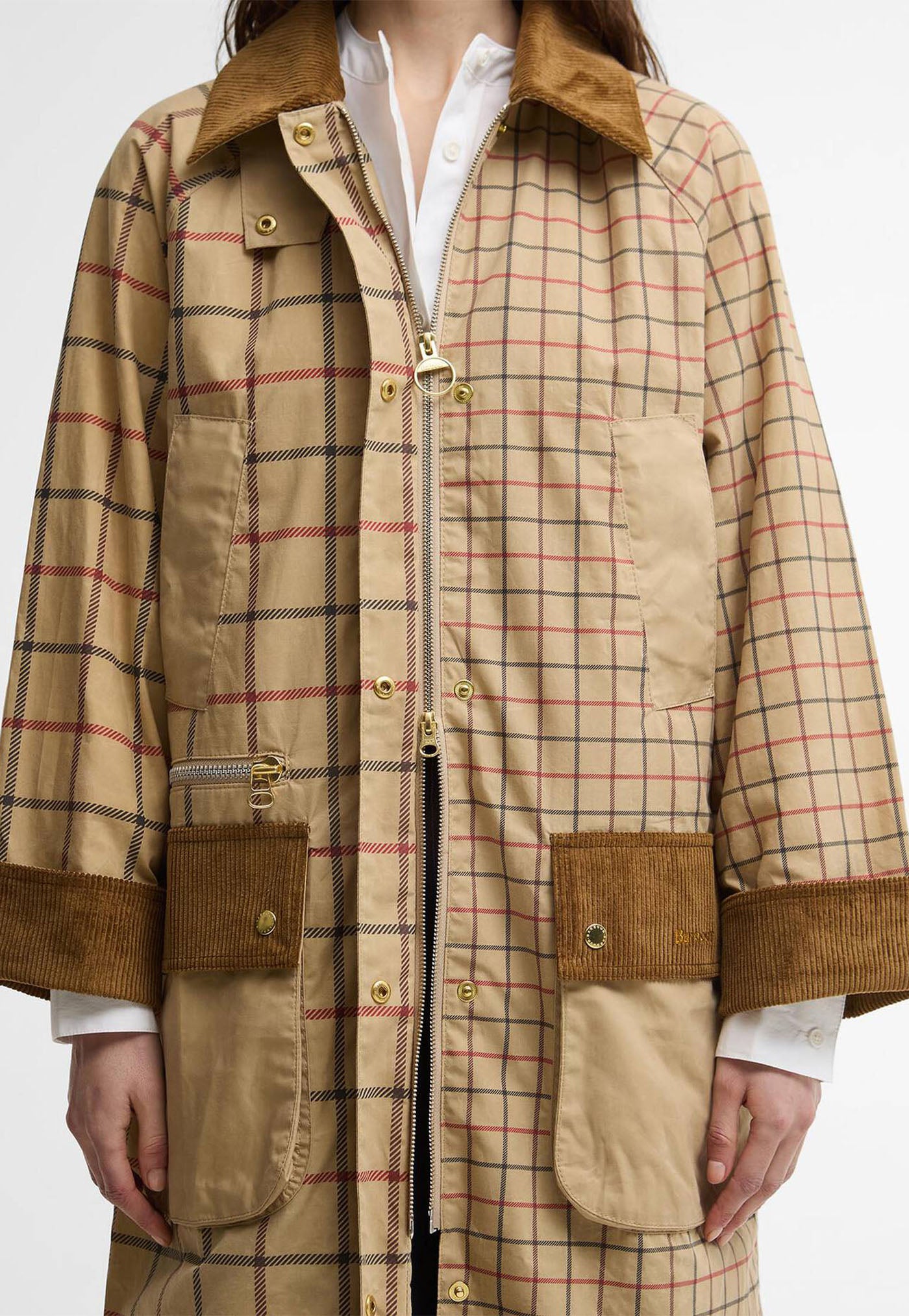 Hollington Check Casual Jacket - Beige Tattersall