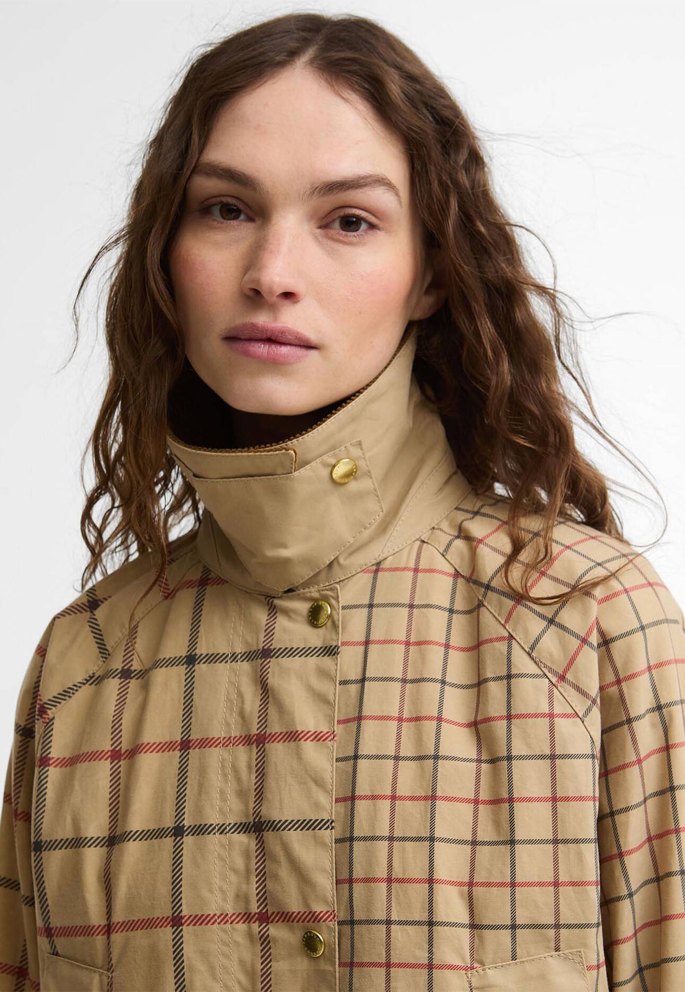 Hollington Check Casual Jacket - Beige Tattersall