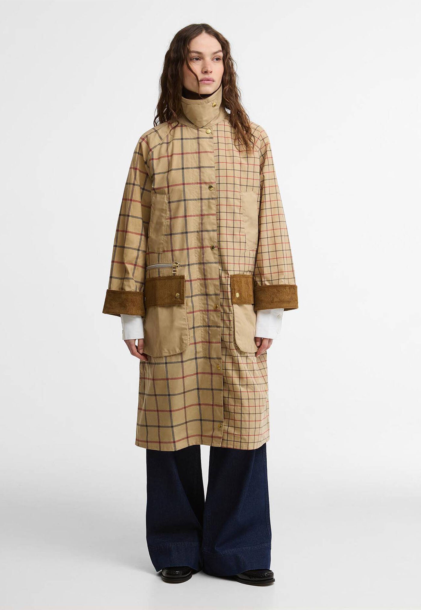 Hollington Check Casual Jacket - Beige Tattersall