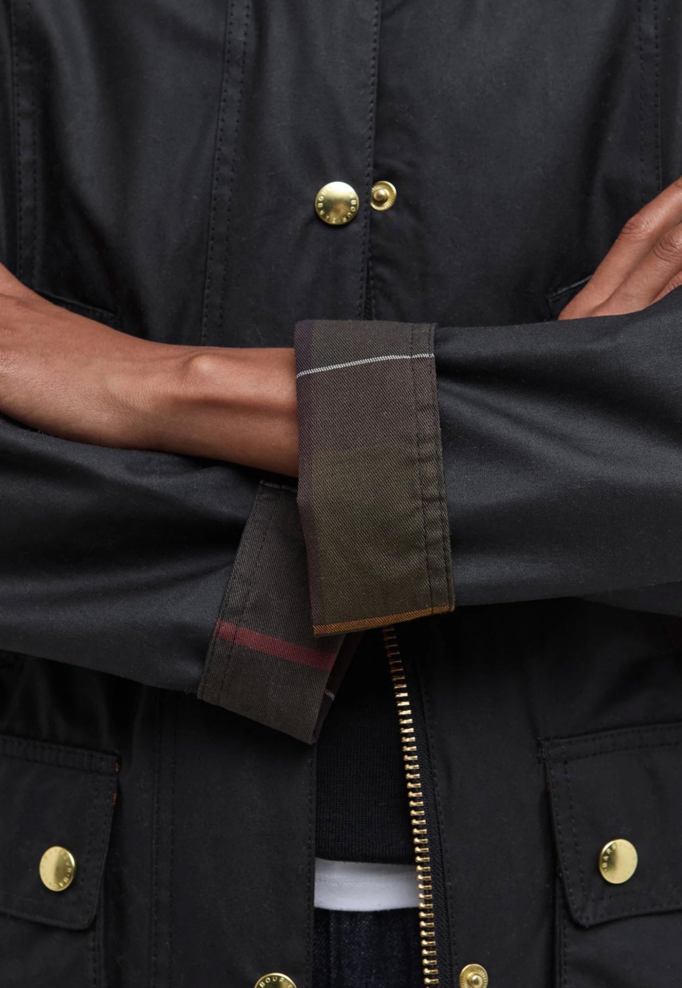Modern Beadnell Wax Jacket - Black/Classic