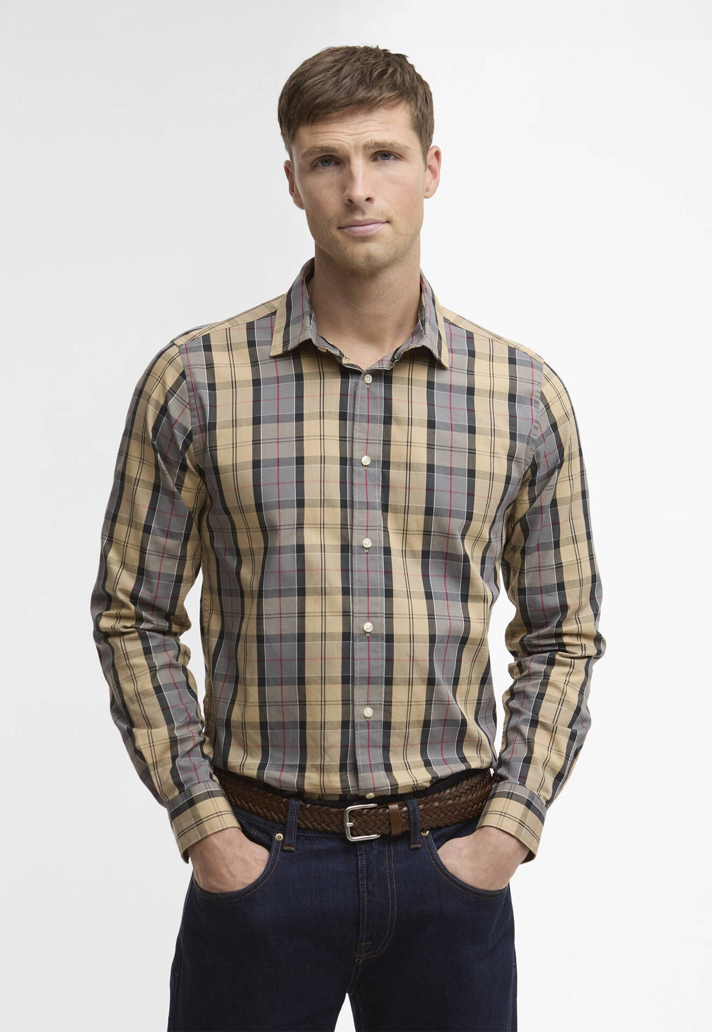 Kenton Checked Tailored Shirt - Dress Tartan