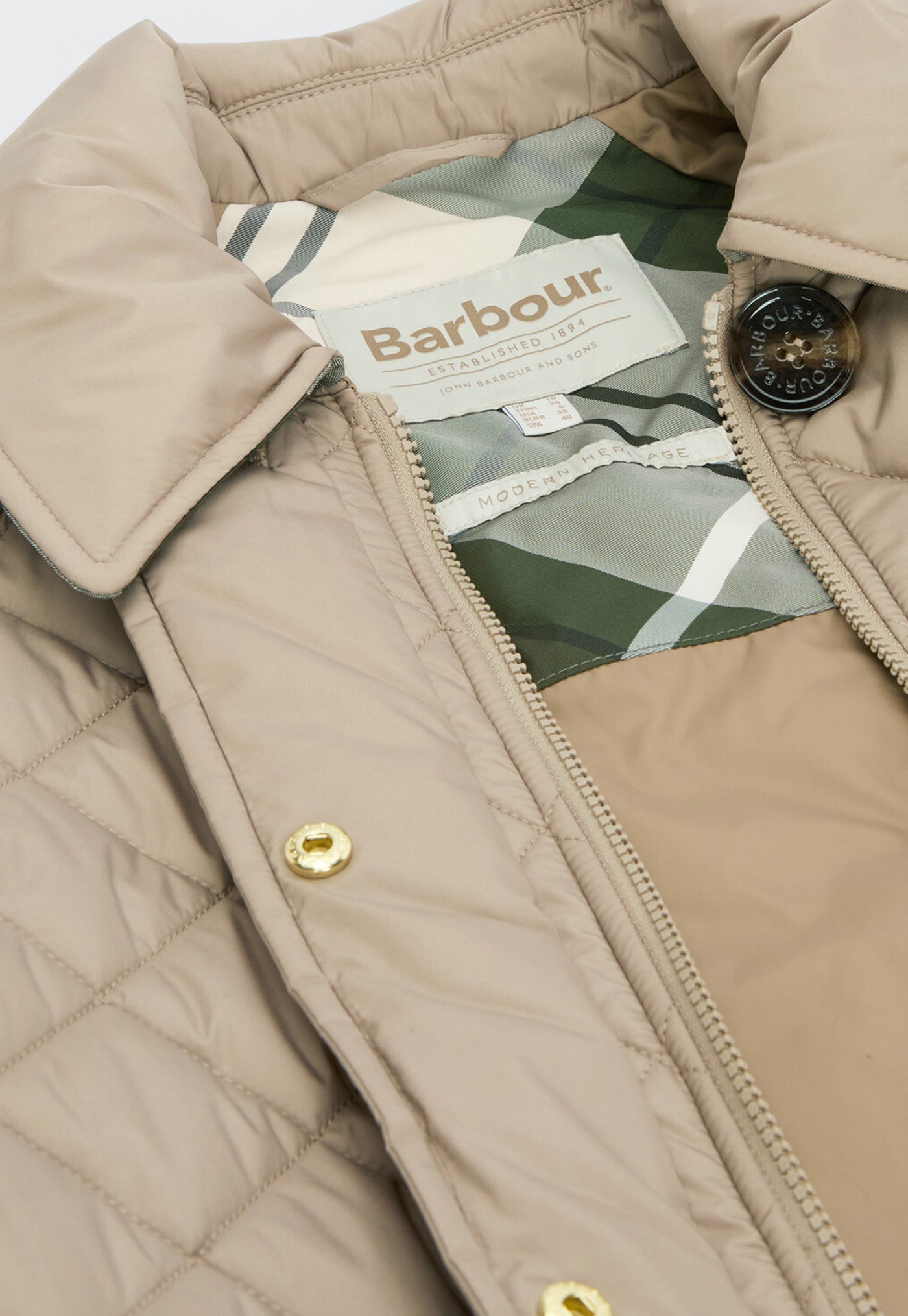 Laoise Quilted Jacket - Honey/Ancient Poplar