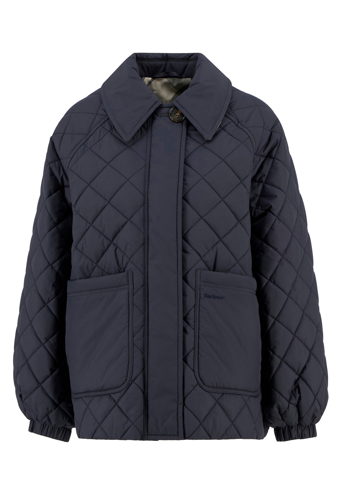 Laoise Quilted Jacket - Dark Navy/Ancient Poplar