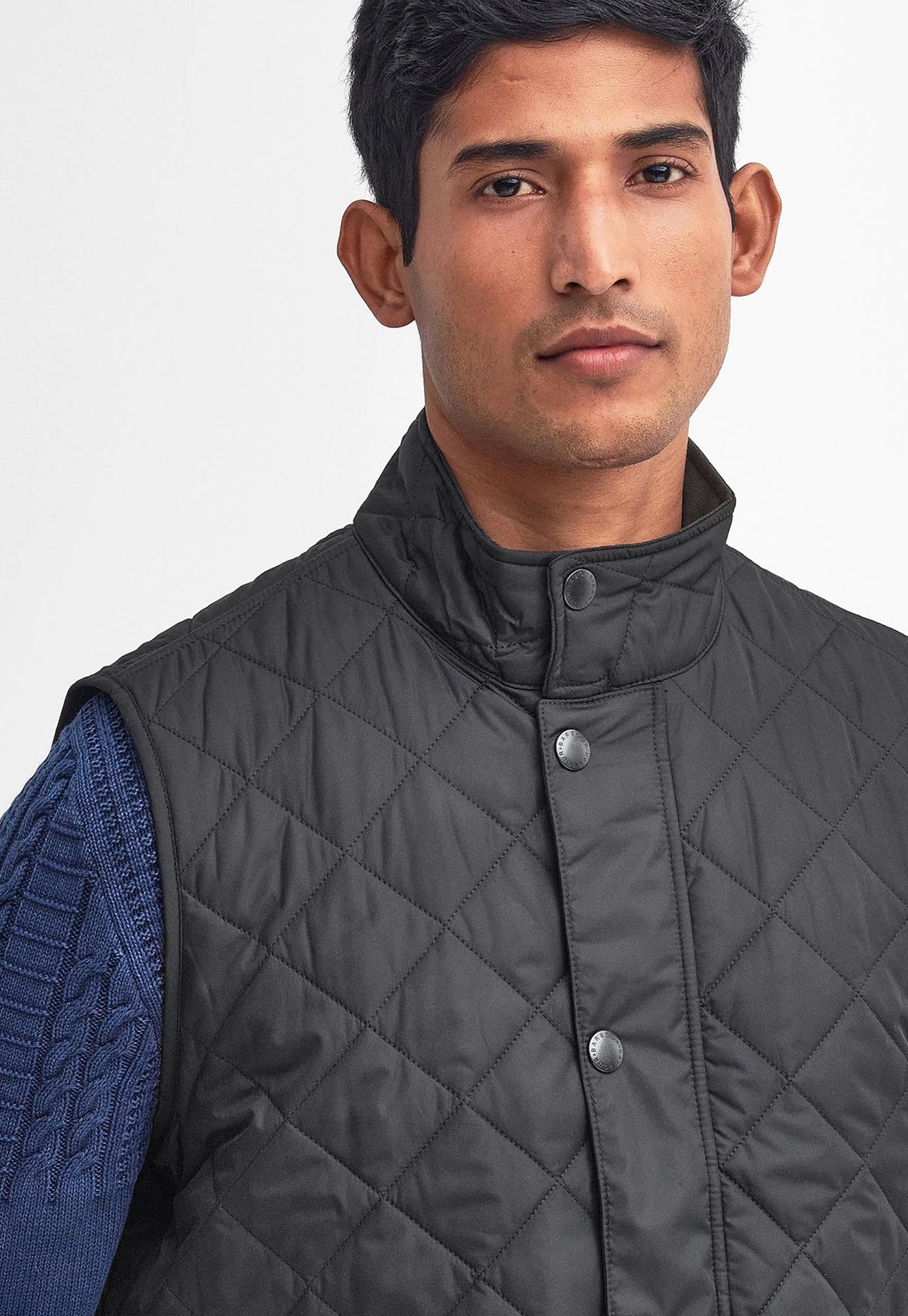 Lowerdale Quilted Gilet - Black