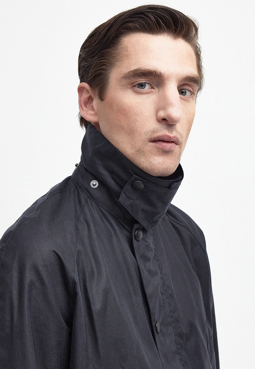 Ashby Wax Jacket - Navy