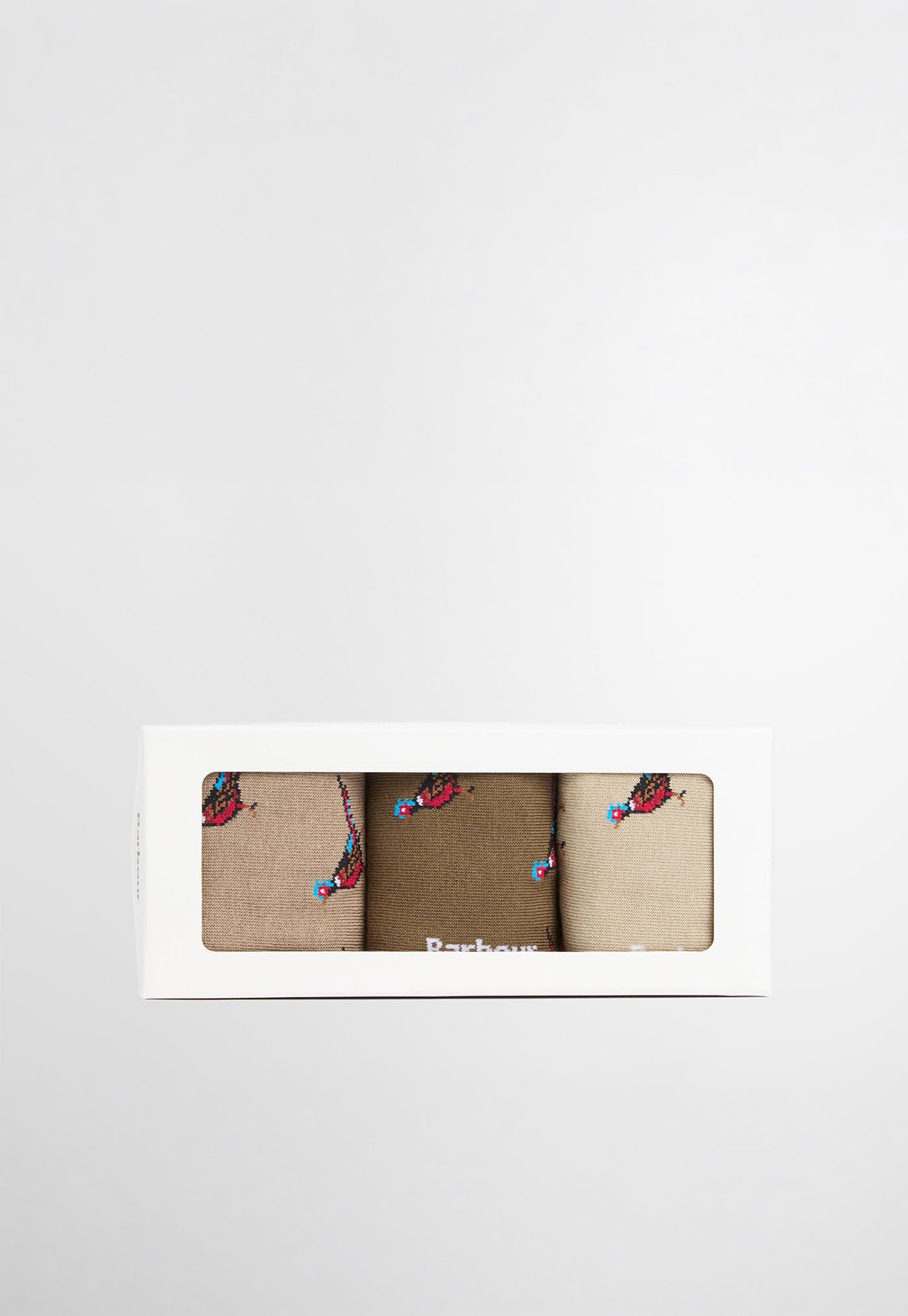 Pheasant Socks Gift Box - Trench/Beech Mix