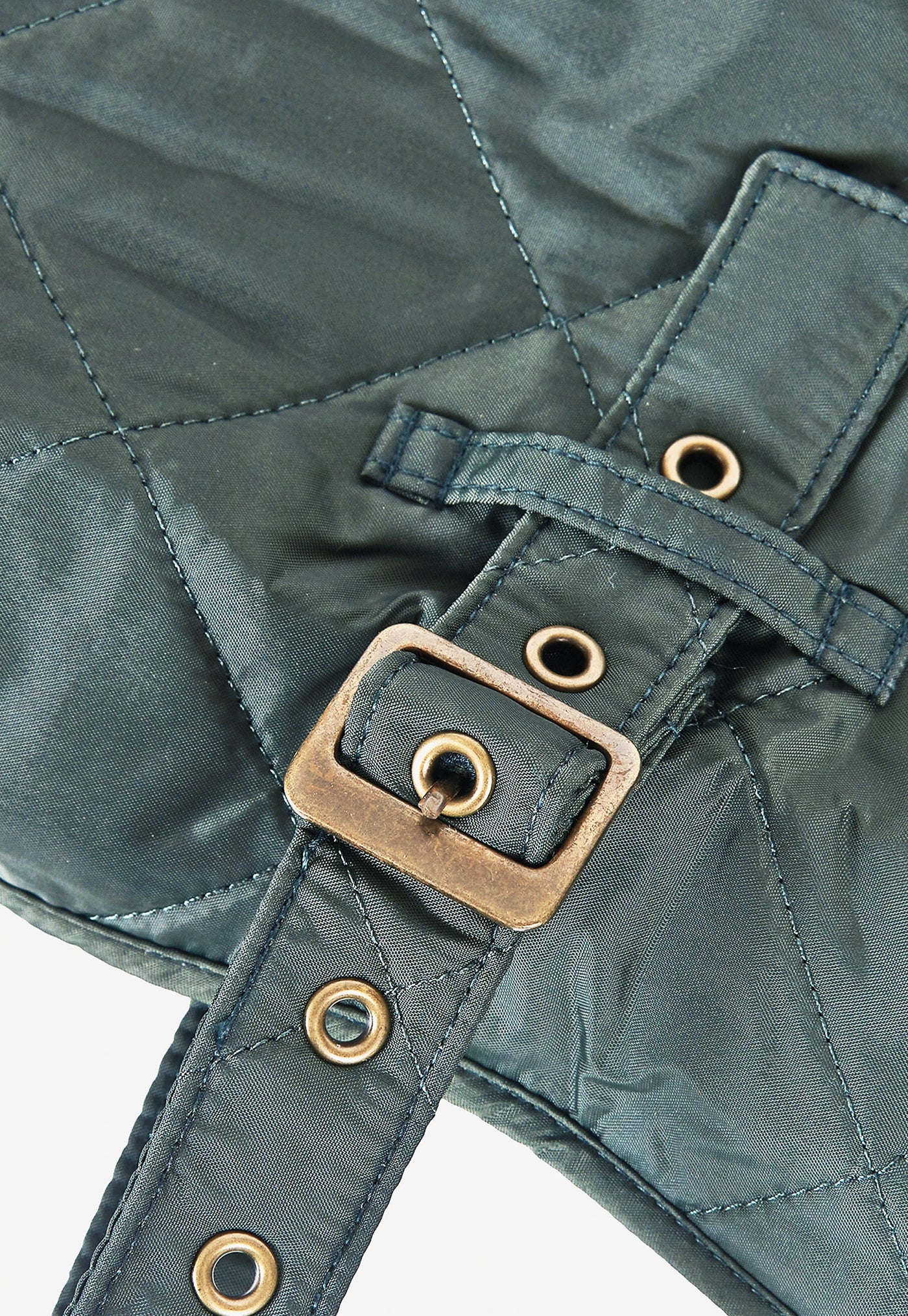Quilted Dog Coat - Olive