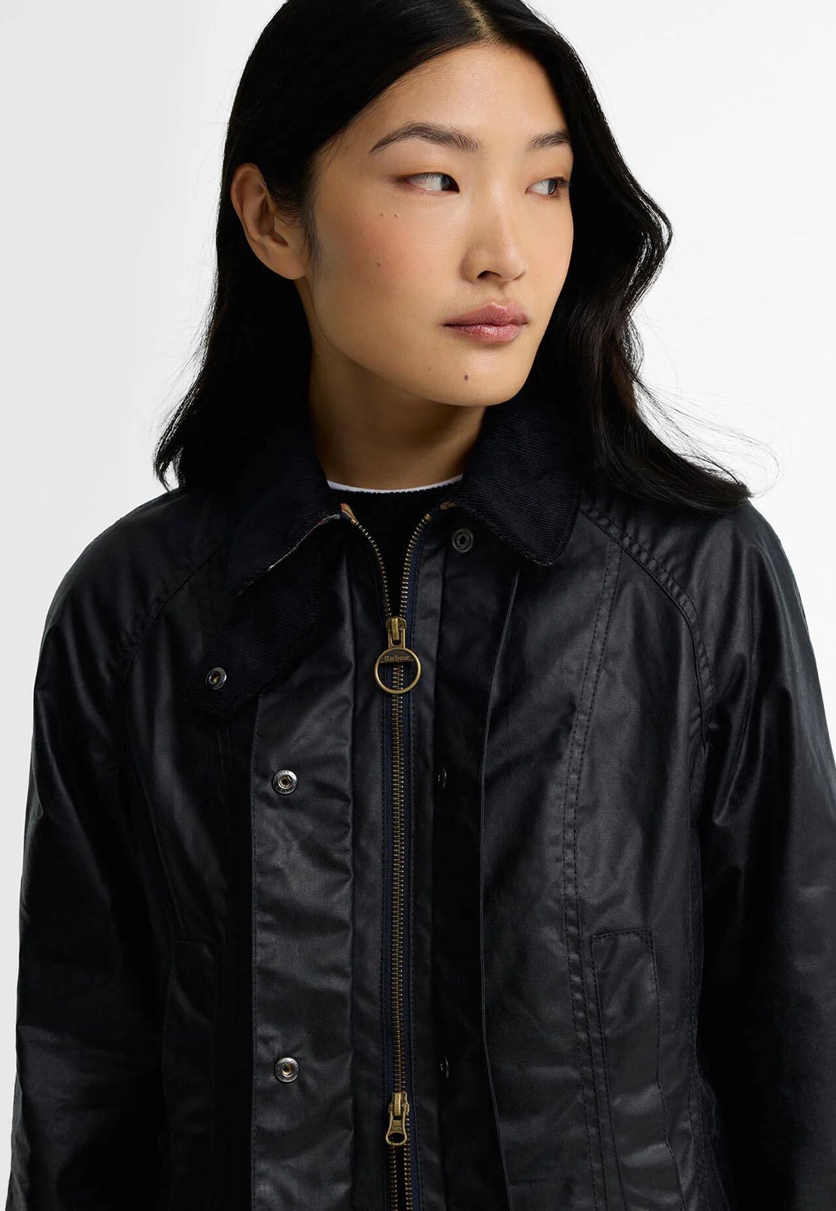 Beadnell Wax Jacket - Navy
