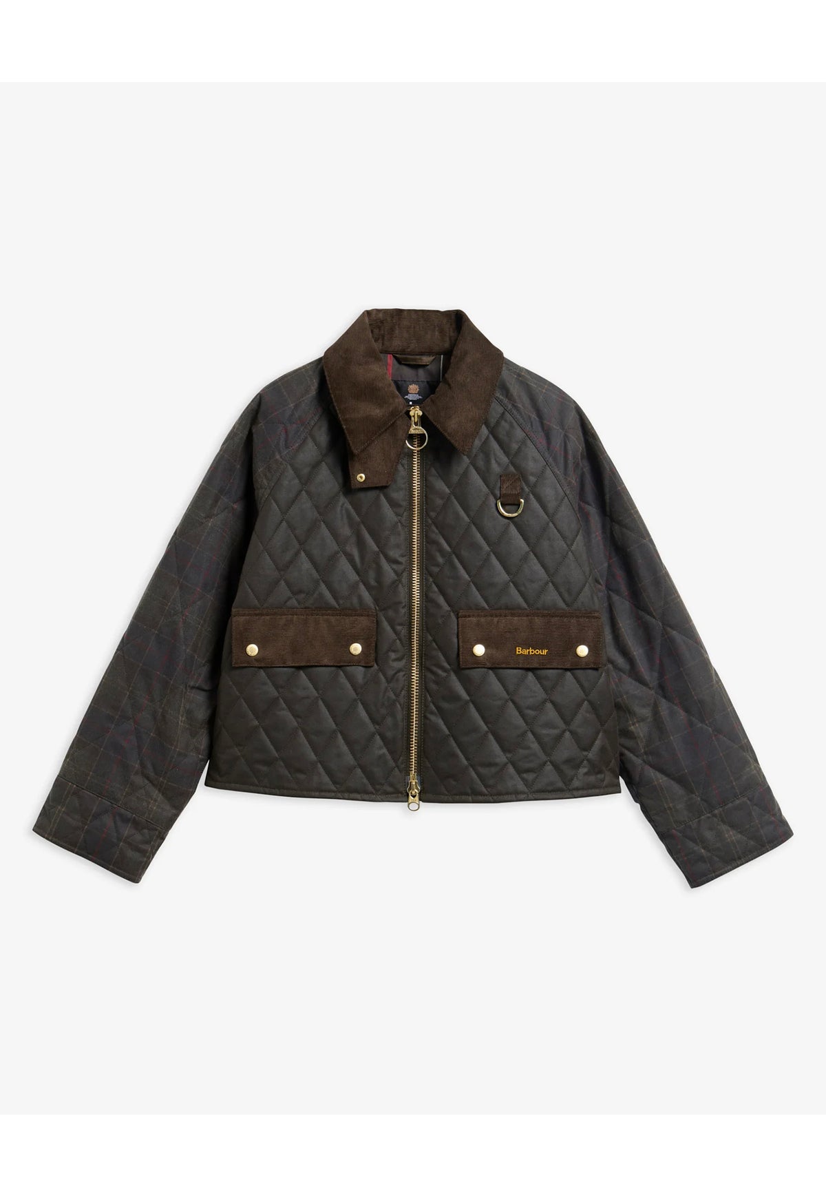 Tartan Reimagined Icons Tartan Quilted Spey Waxed Jacket - Olive/Classic